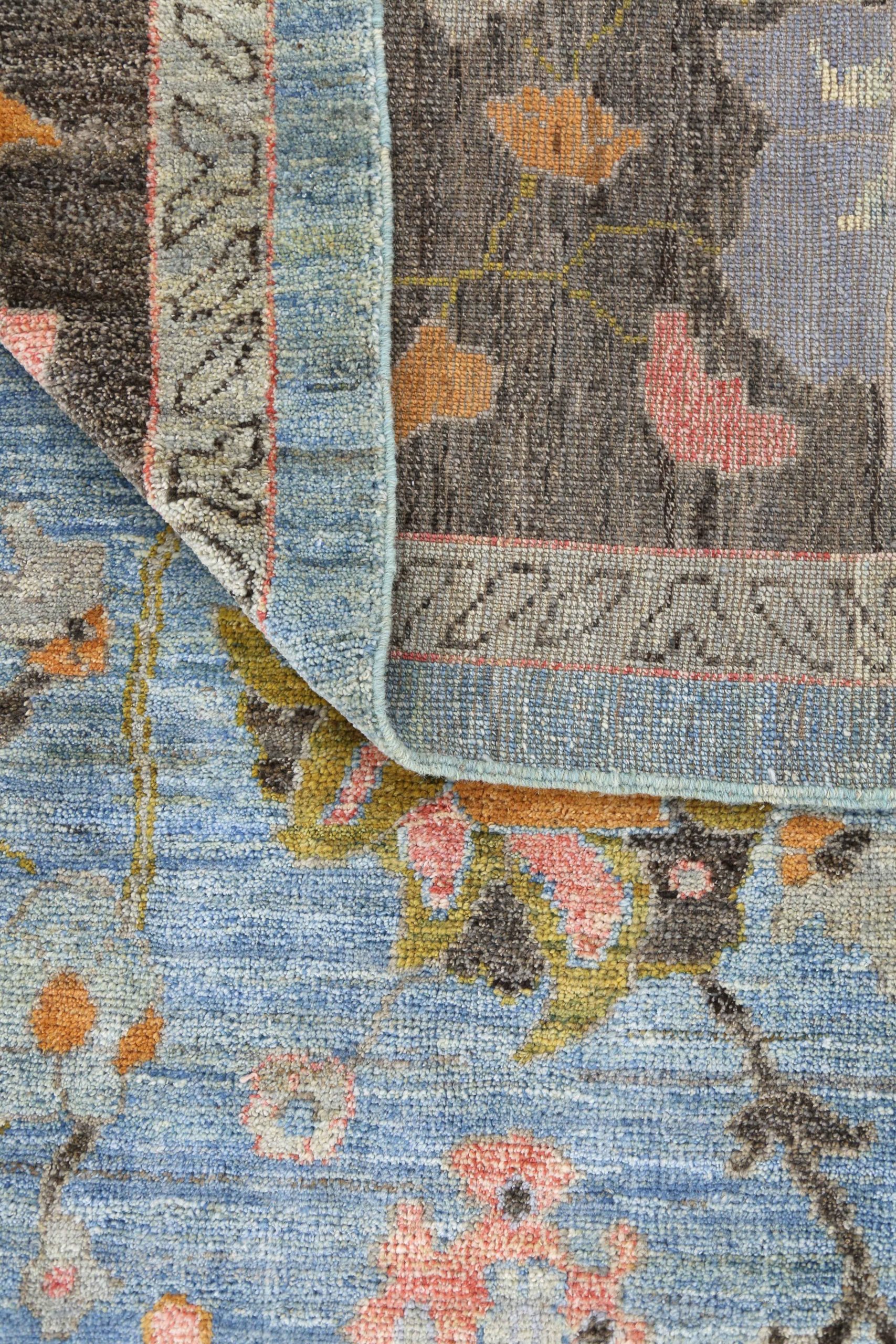 Thumbnail 12 for Turkey Oushak Tribal Rug 90718