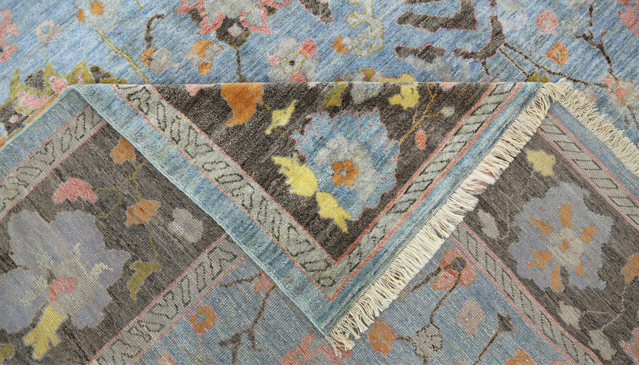 Thumbnail 13 for Turkey Oushak Tribal Rug 90718