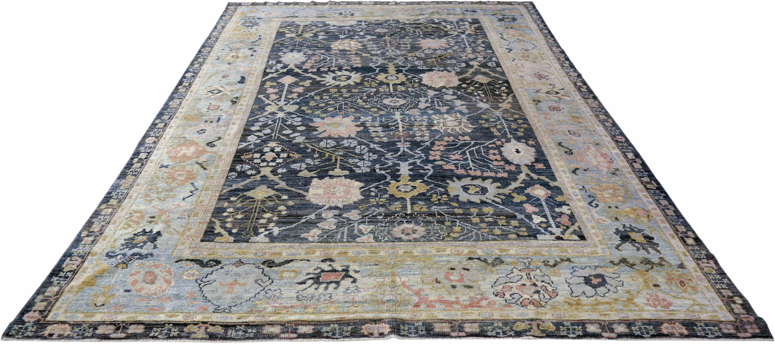 Thumbnail 4 for Turkey Oushak Tribal Rug 90713