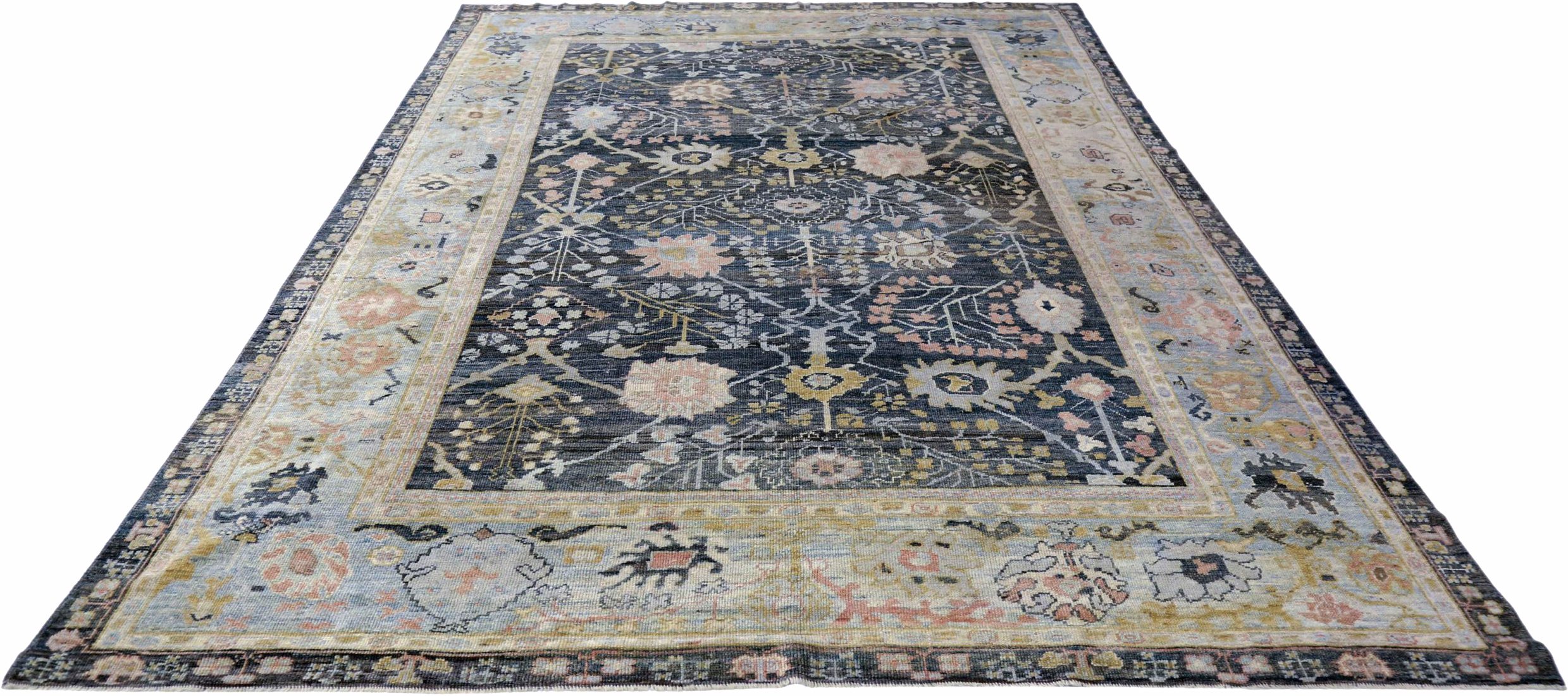 Thumbnail 13 for Turkey Oushak Tribal Rug 90713