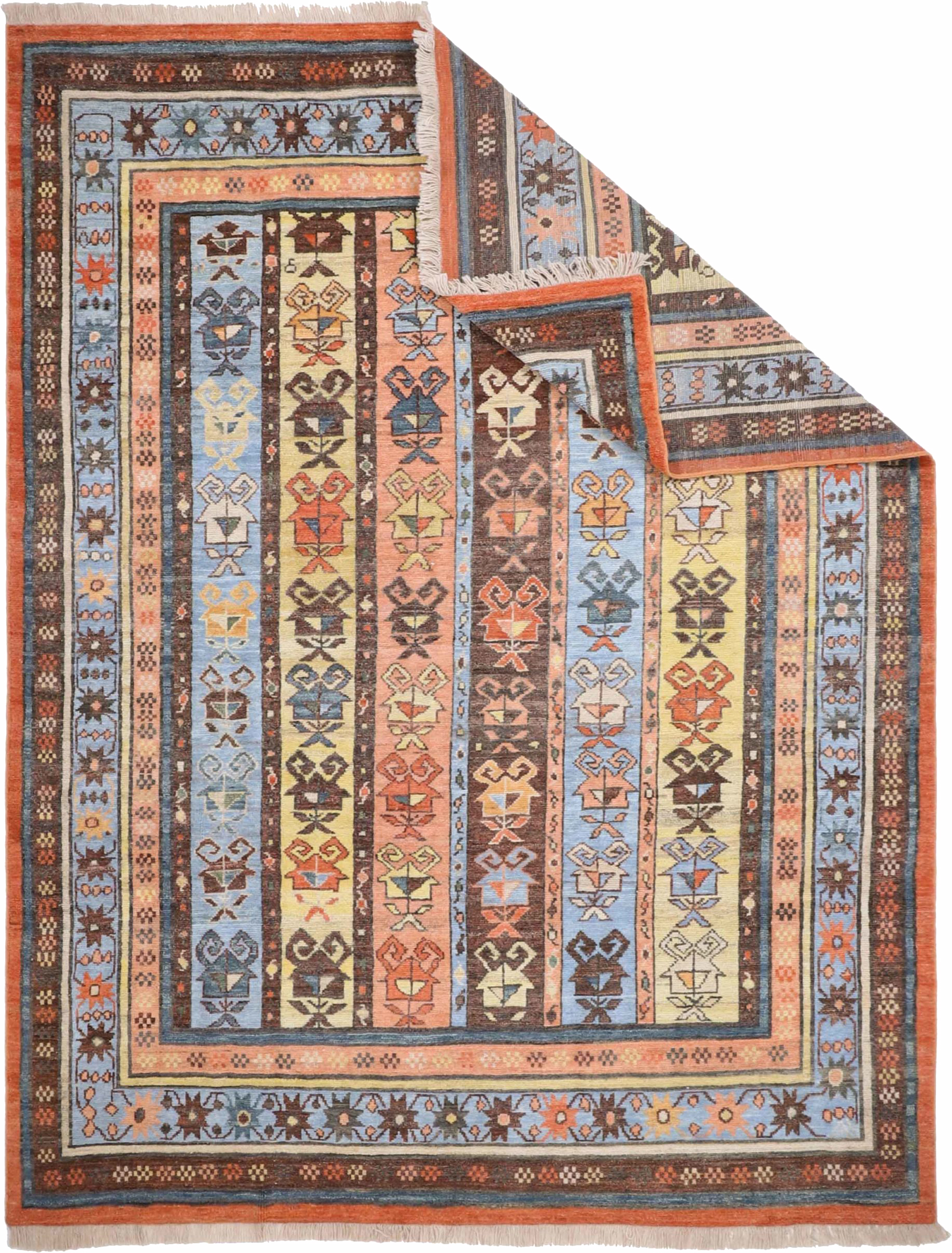 Thumbnail 6 for Turkey Oushak Tribal Rug 90714