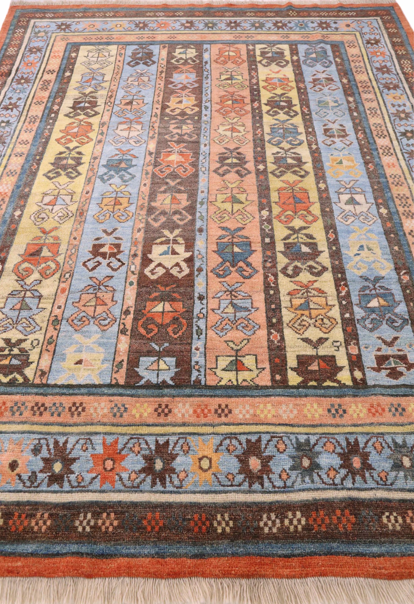 Thumbnail 12 for Turkey Oushak Tribal Rug 90714