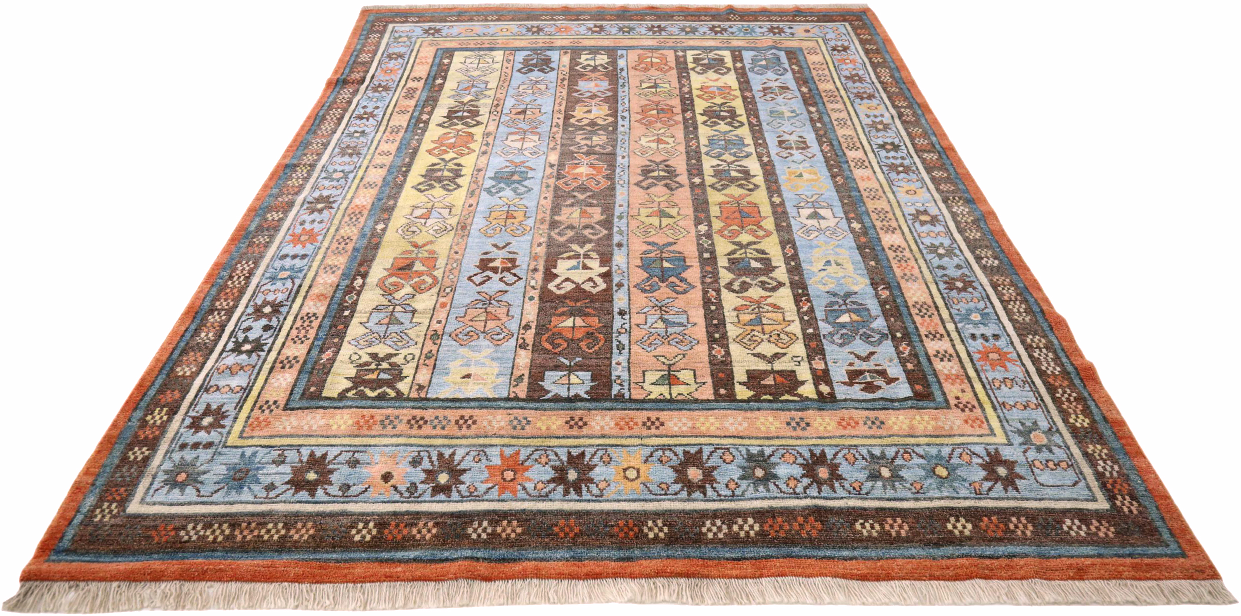 Thumbnail 8 for Turkey Oushak Tribal Rug 90714