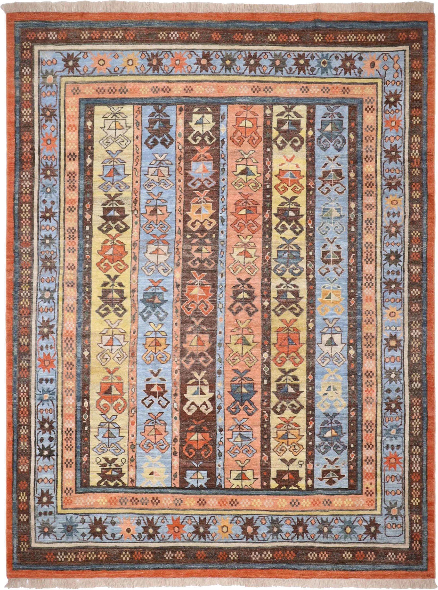 Thumbnail 3 for Turkey Oushak Tribal Rug 90714