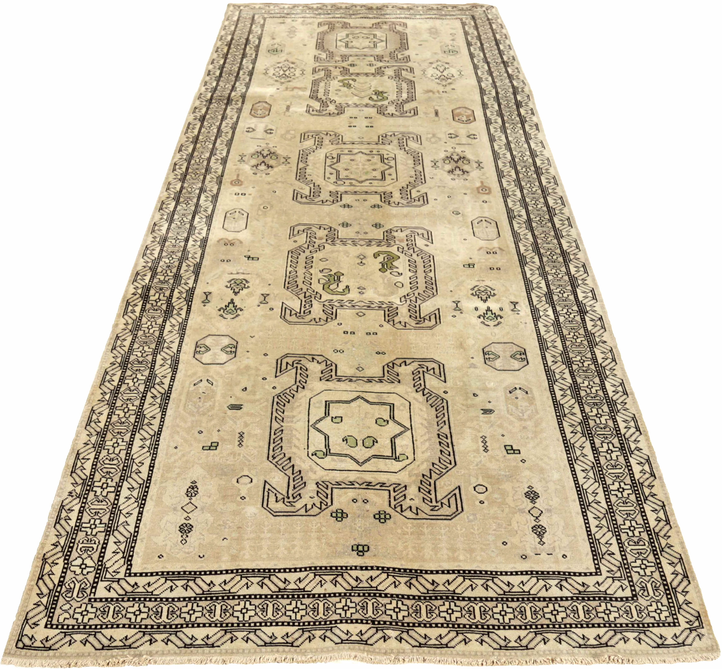 Thumbnail 2 for Antique Persian Azarbaijan Transitional Rug 91405