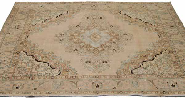 Thumbnail 7 for Antique Persian Tabriz Traditional Rug 91760