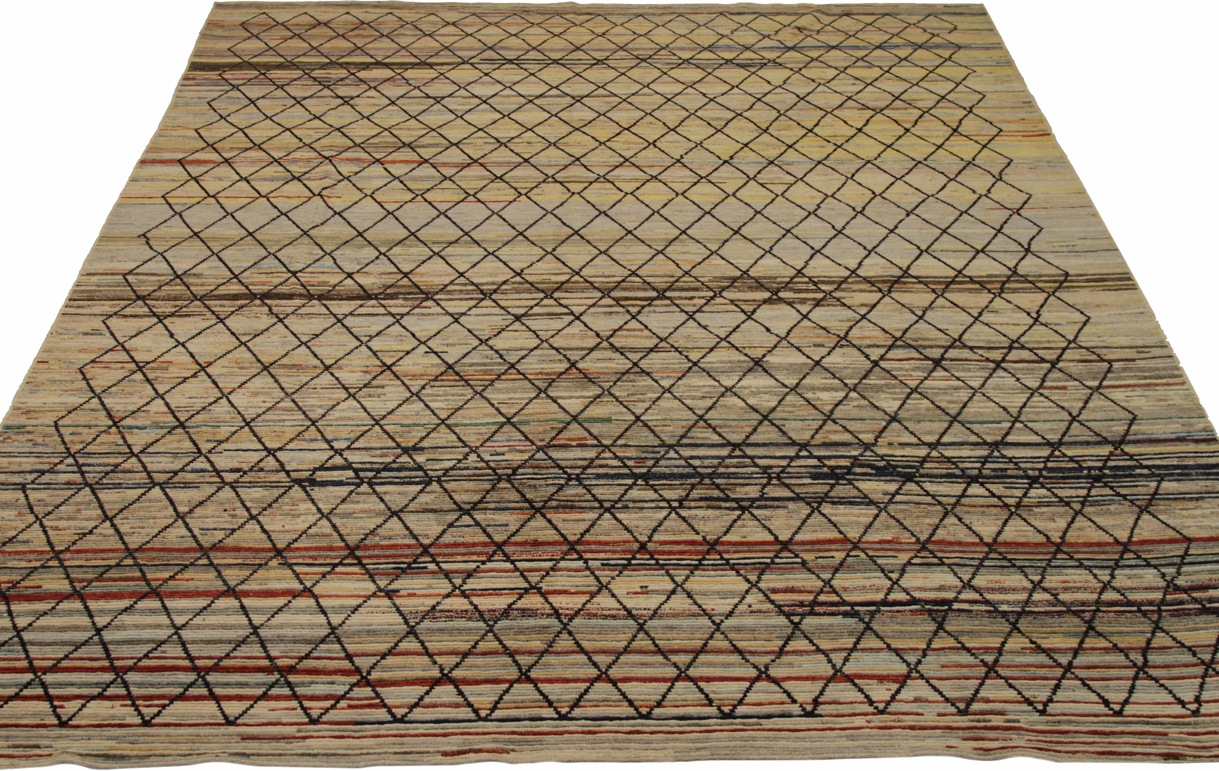 Thumbnail 2 for Afghanistan Moroccan Tribal Rug 90557