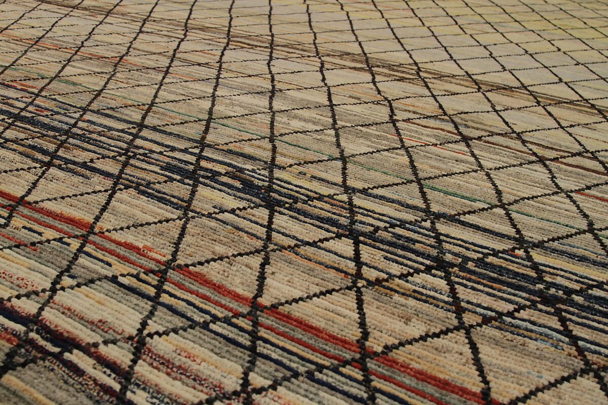 Thumbnail 15 for Afghanistan Moroccan Tribal Rug 90557