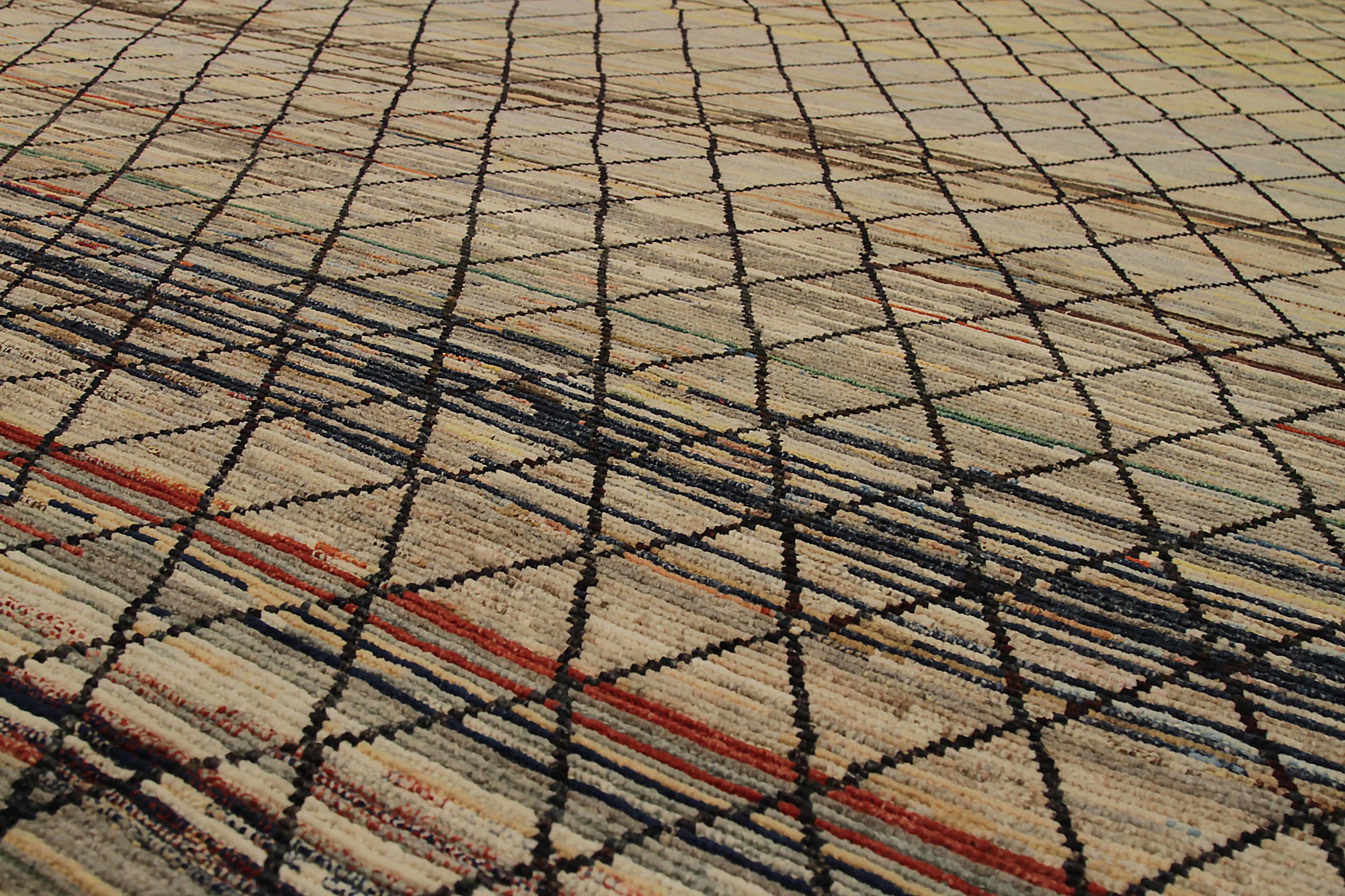 Thumbnail 7 for Afghanistan Moroccan Tribal Rug 90557