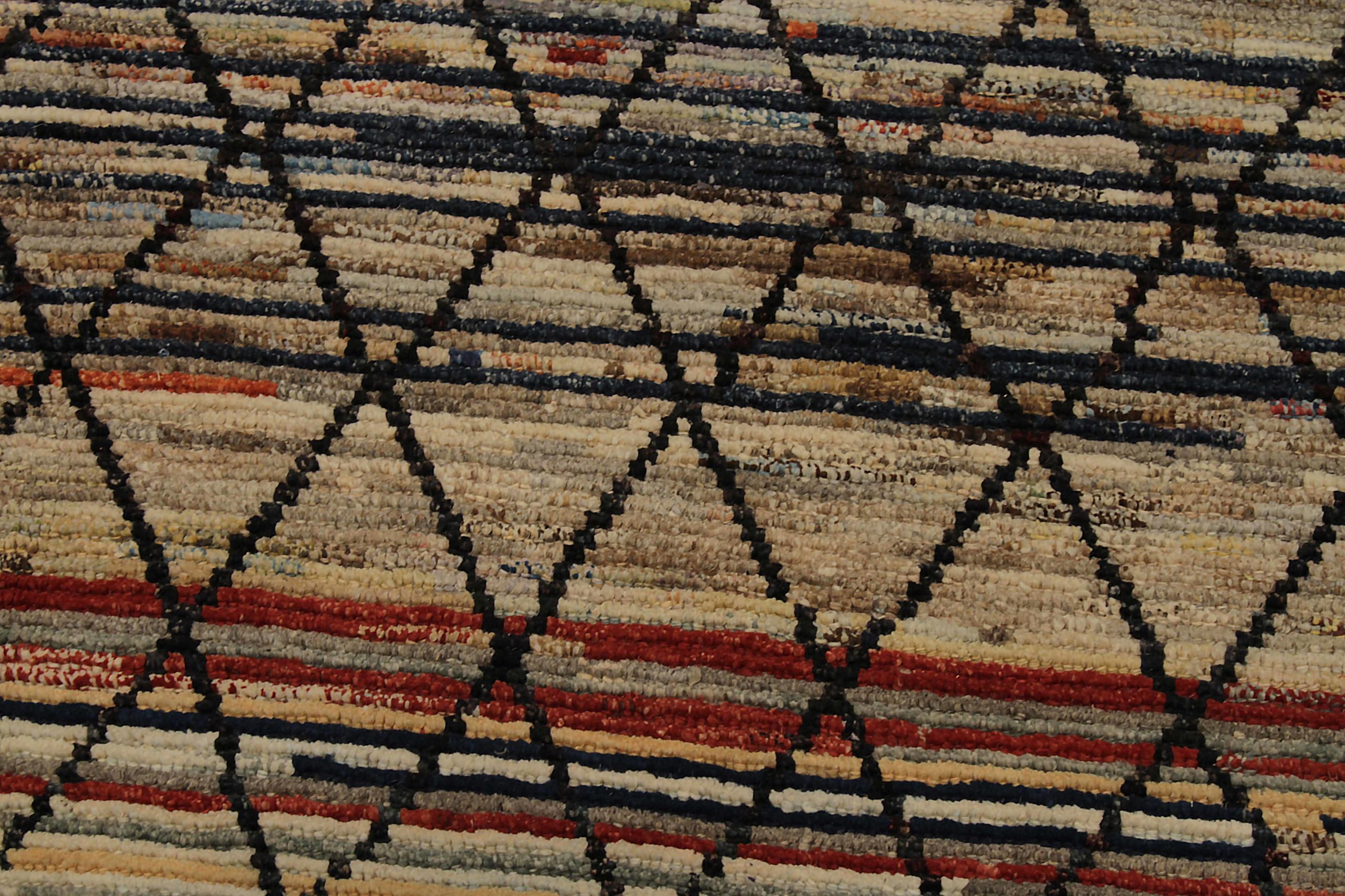 Thumbnail 8 for Afghanistan Moroccan Tribal Rug 90557