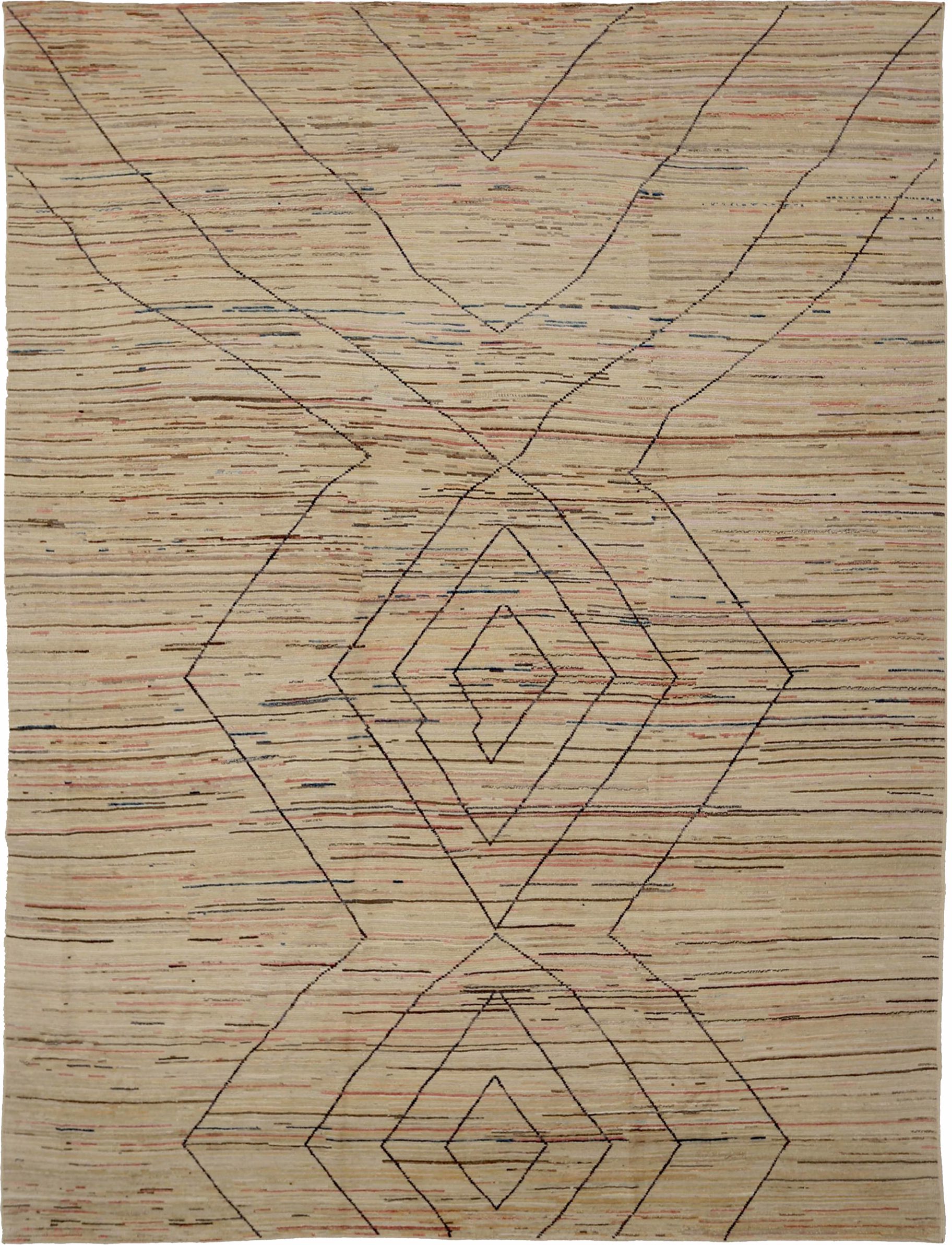 Thumbnail 7 for Afghanistan Moroccan Tribal Rug 90551