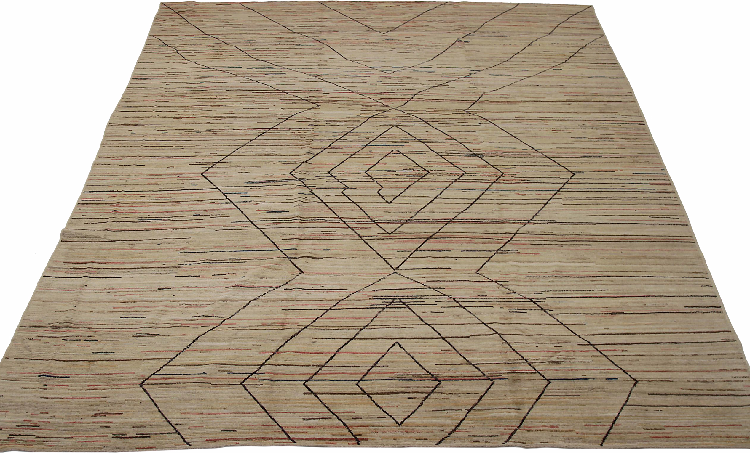 Thumbnail 2 for Afghanistan Moroccan Tribal Rug 90551