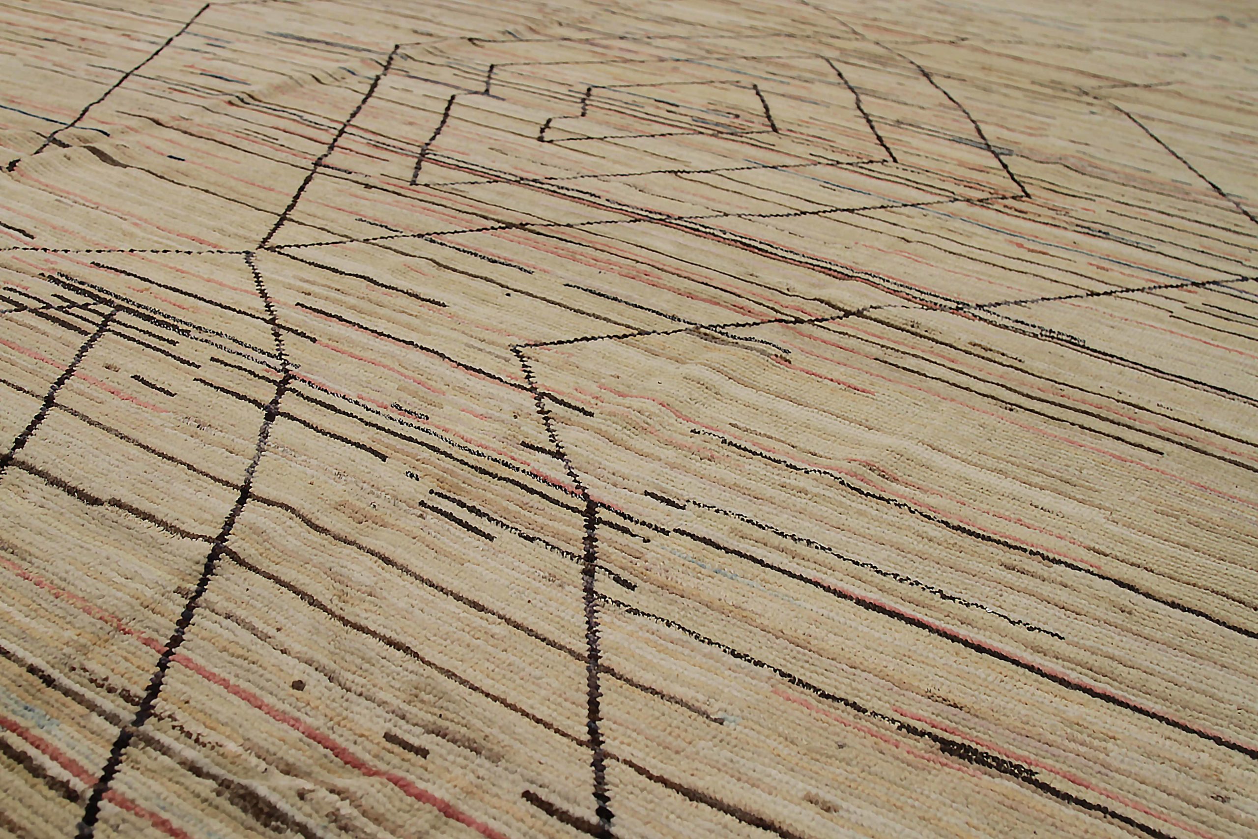 Thumbnail 4 for Afghanistan Moroccan Tribal Rug 90551