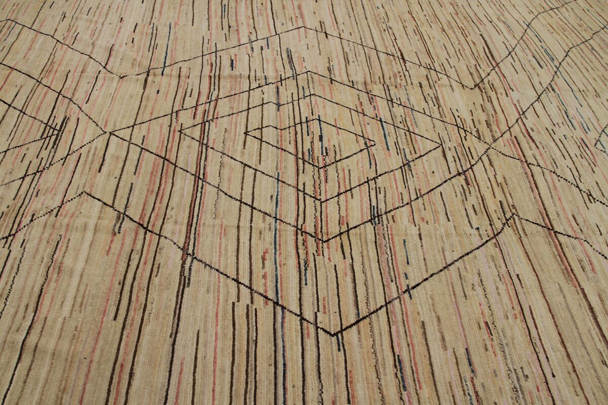 Thumbnail 15 for Afghanistan Moroccan Tribal Rug 90551