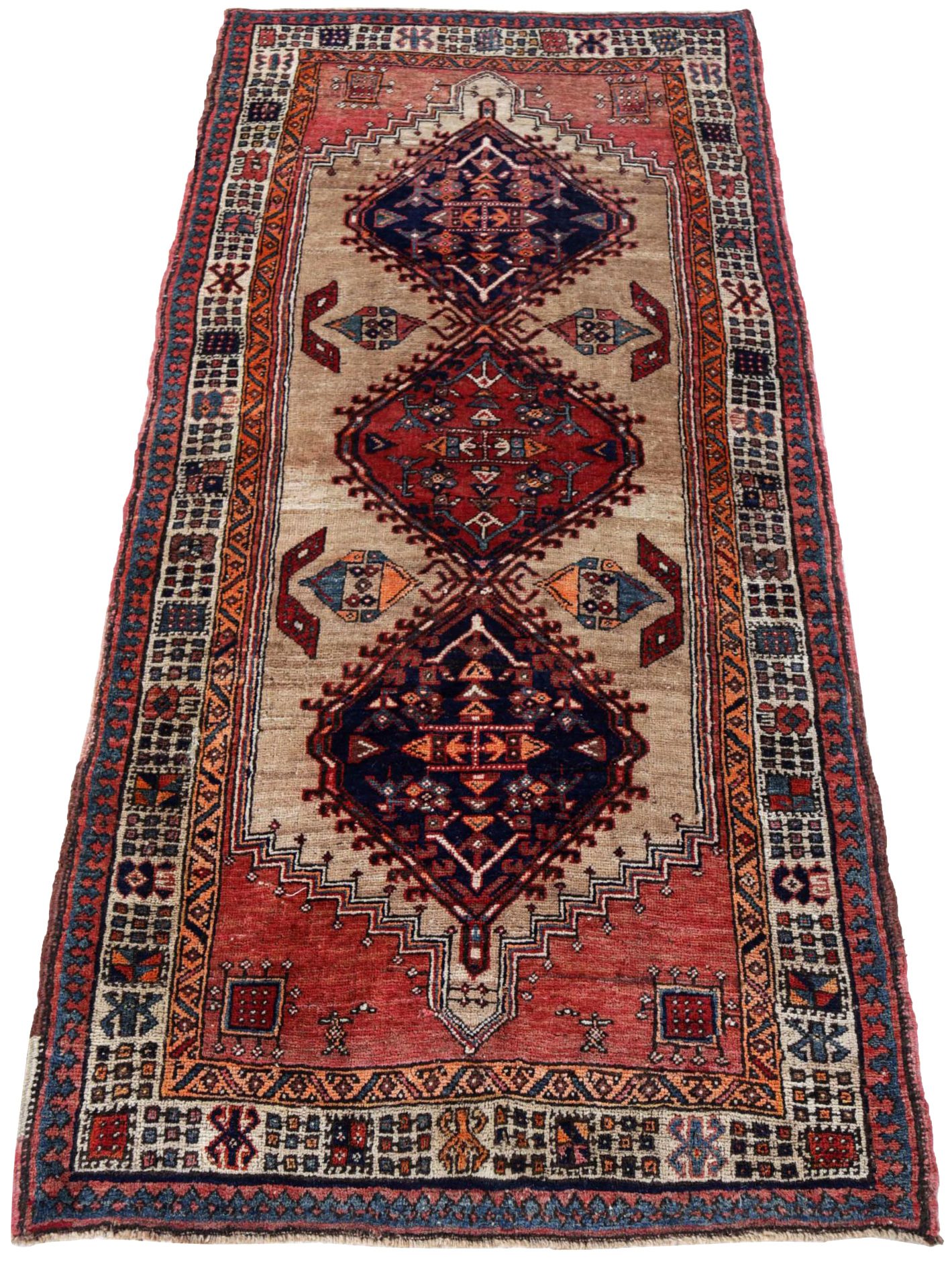 Thumbnail 11 for Antique Persian Sarab Traditional Rug 91147