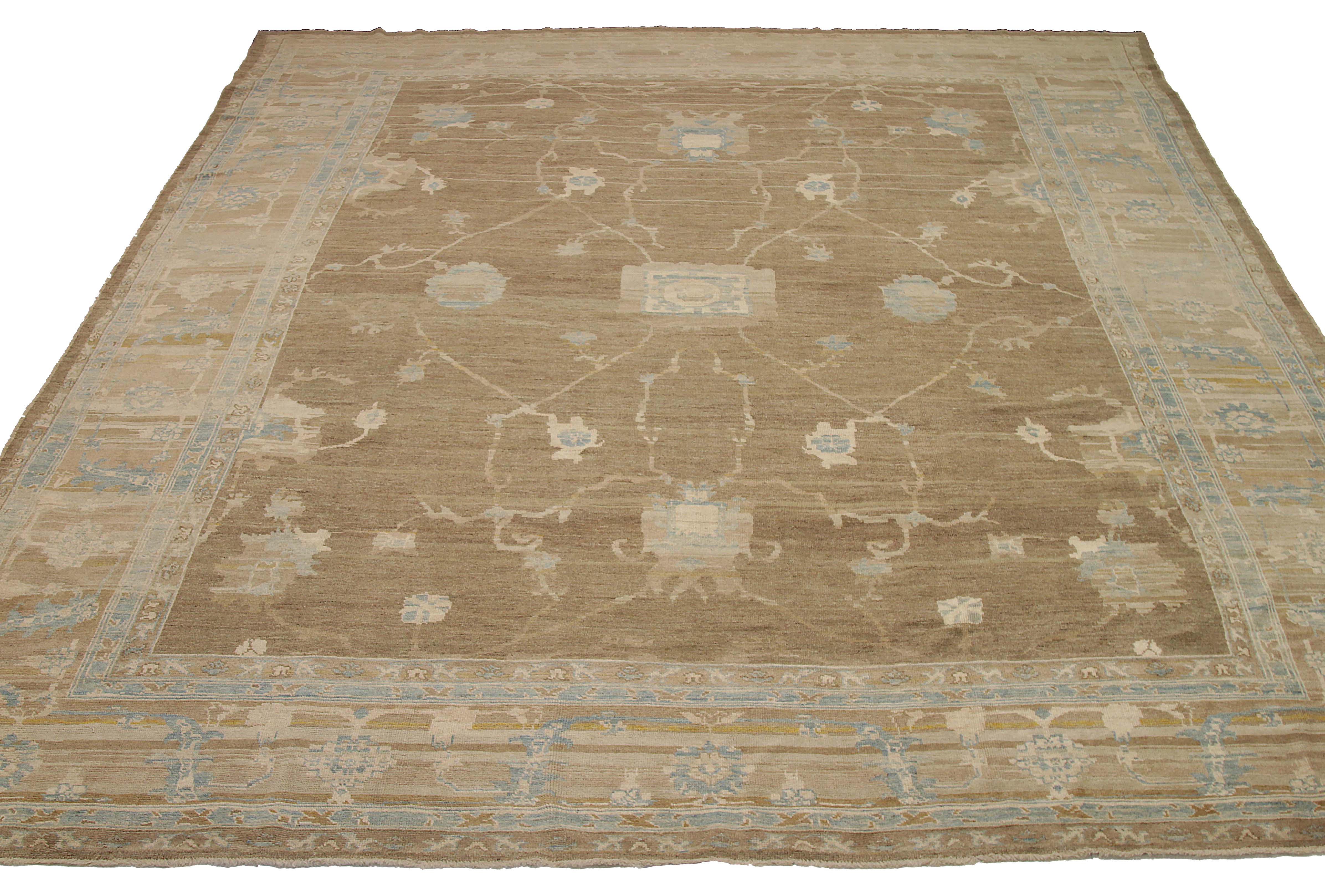 Thumbnail 5 for Turkey Oushak Tribal Rug 92432