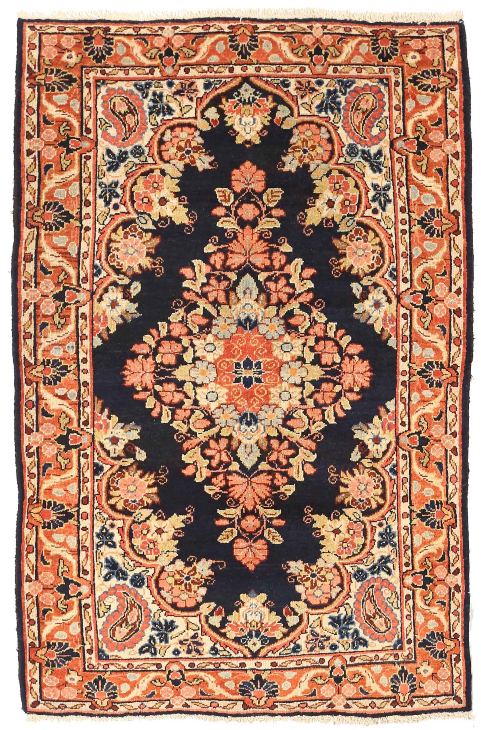 Thumbnail 2 for Antique Persian Mahal Traditional Rug 75009
