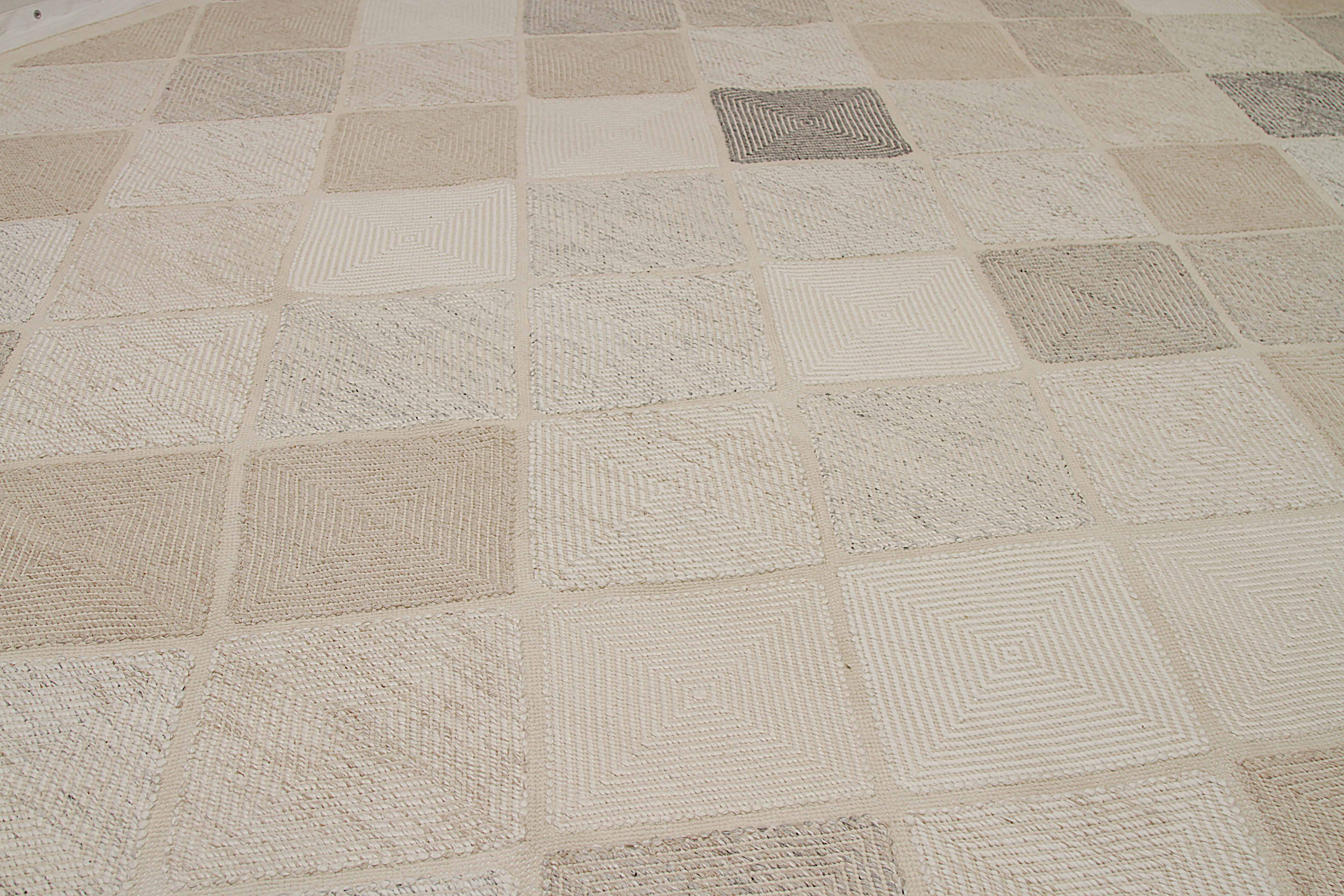 Thumbnail 4 for India Scandinavia Modern / Contemporary Rug 92381