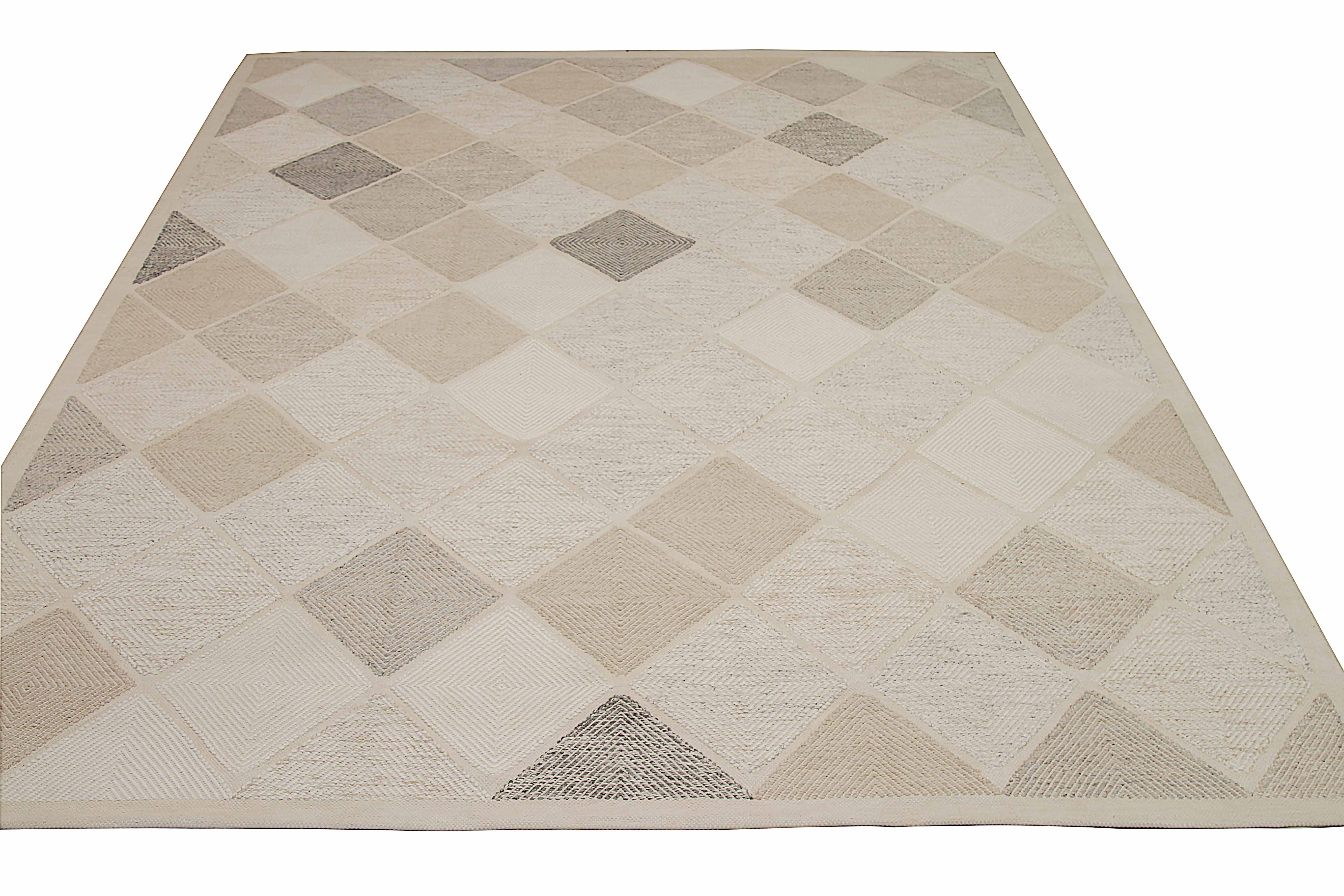 Thumbnail 5 for India Scandinavia Modern / Contemporary Rug 92381