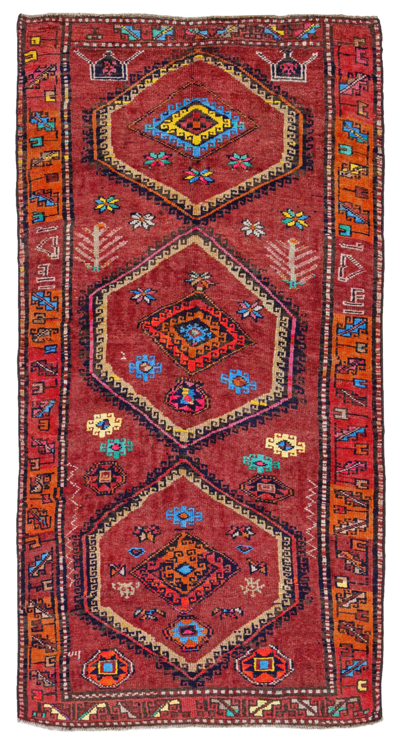 Thumbnail 2 for Antique Persian Azarbaijan Transitional Rug 91104
