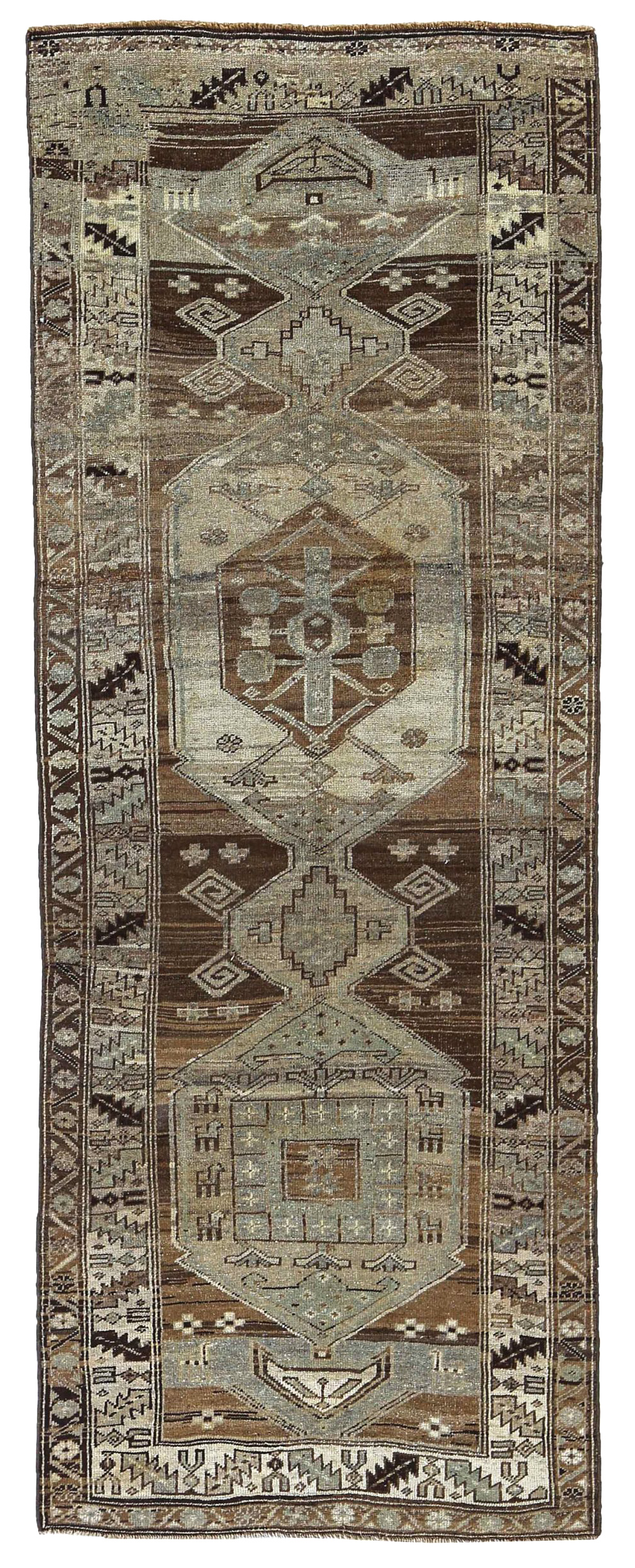 Thumbnail 4 for Antique Persian Azarbaijan Transitional Rug 91176