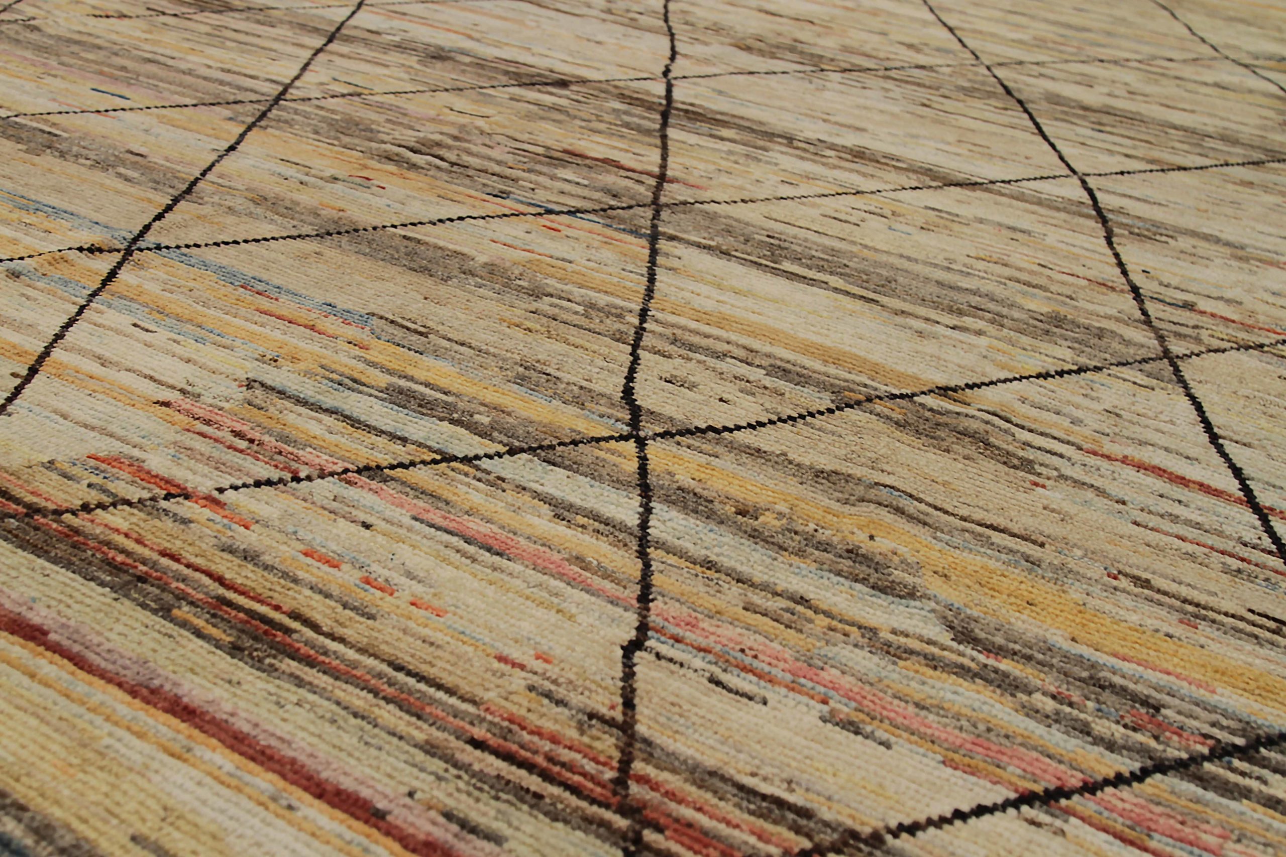 Thumbnail 7 for Afghanistan Moroccan Tribal Rug 90514