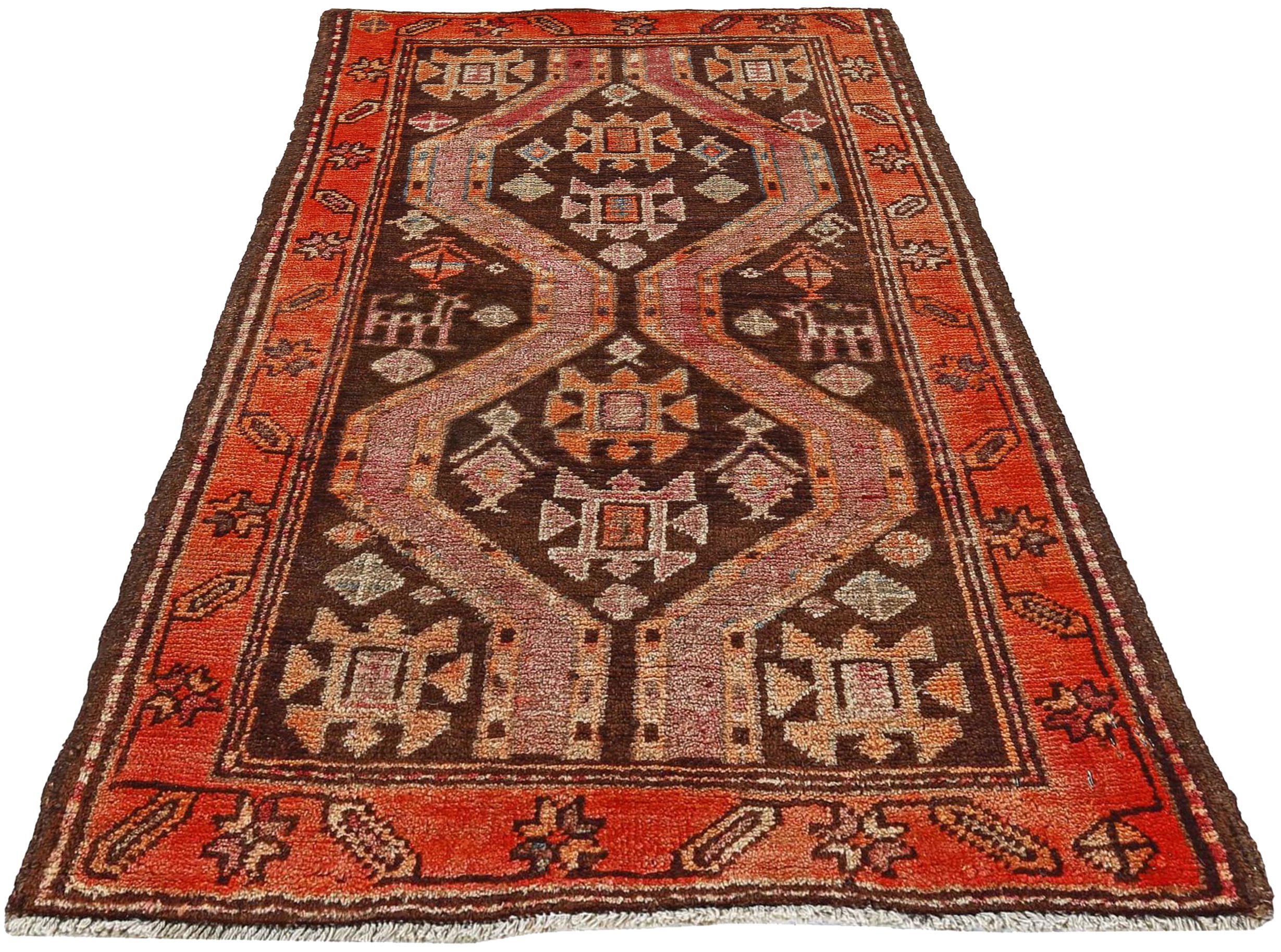 Thumbnail 10 for Antique Persian Azarbaijan Traditional Rug 91173