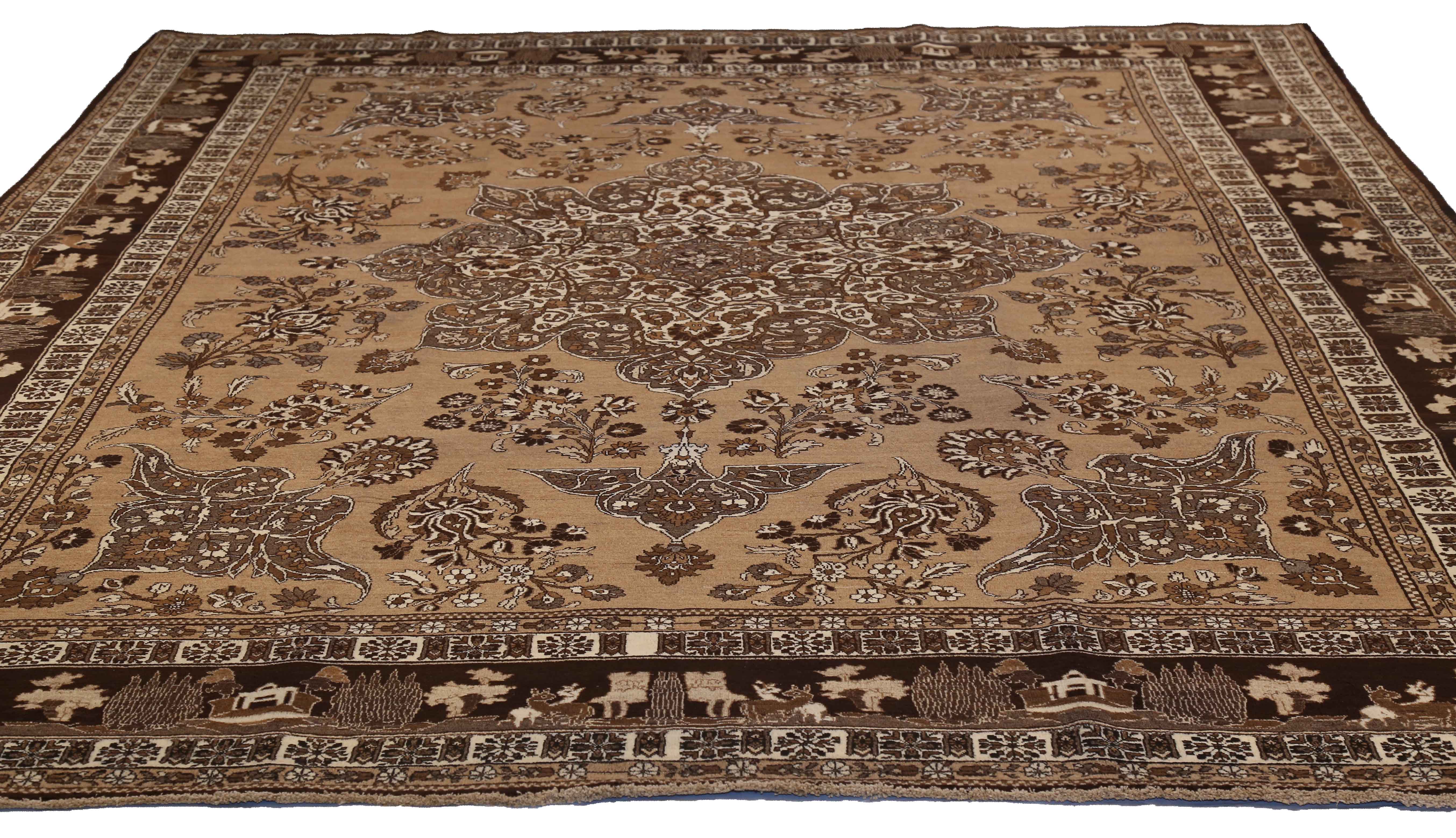 Thumbnail 4 for Antique Persian Semnan Traditional Rug 16201