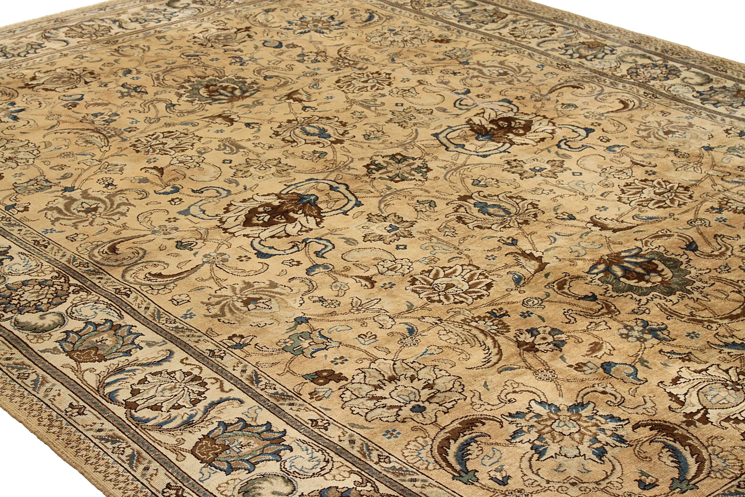 Thumbnail 10 for Antique Persian Tabriz Transitional Rug 16202