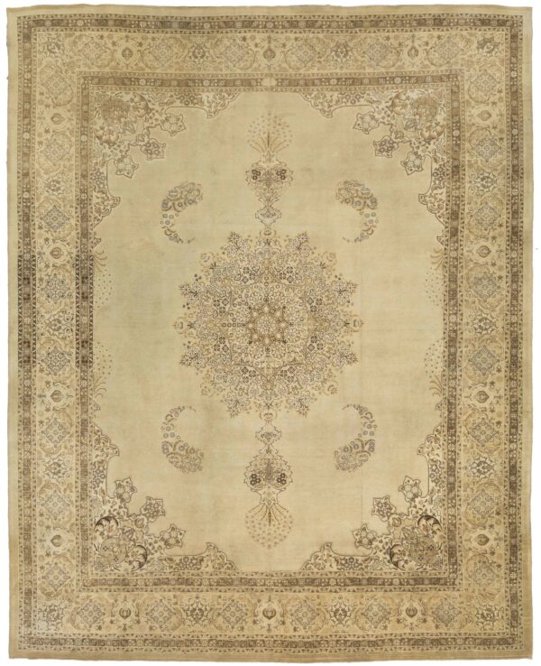 Thumbnail 15 for Antique Persian Tabriz Transitional Rug 16199