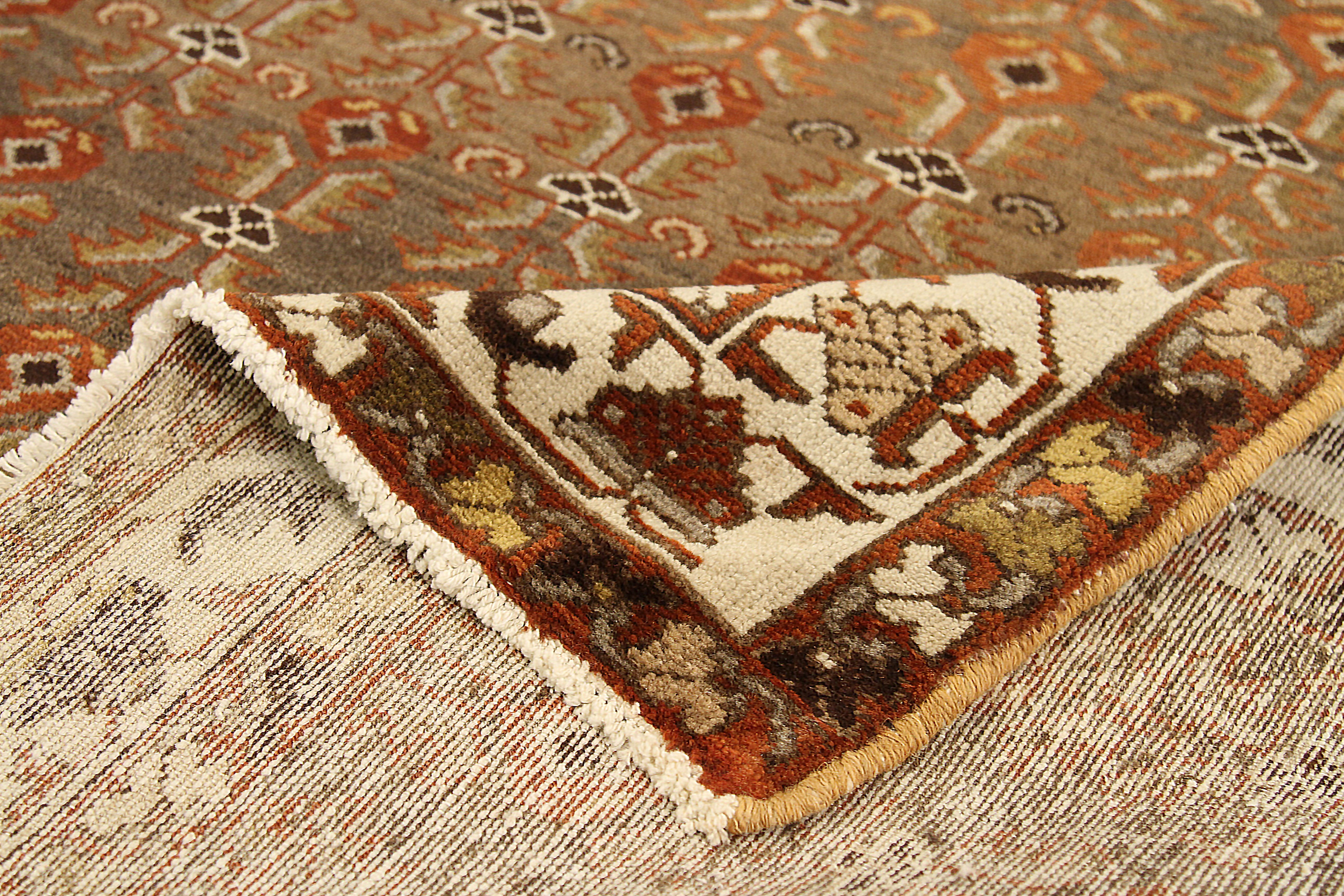 Thumbnail 4 for Antique Persian Saveh Transitional Rug 52091