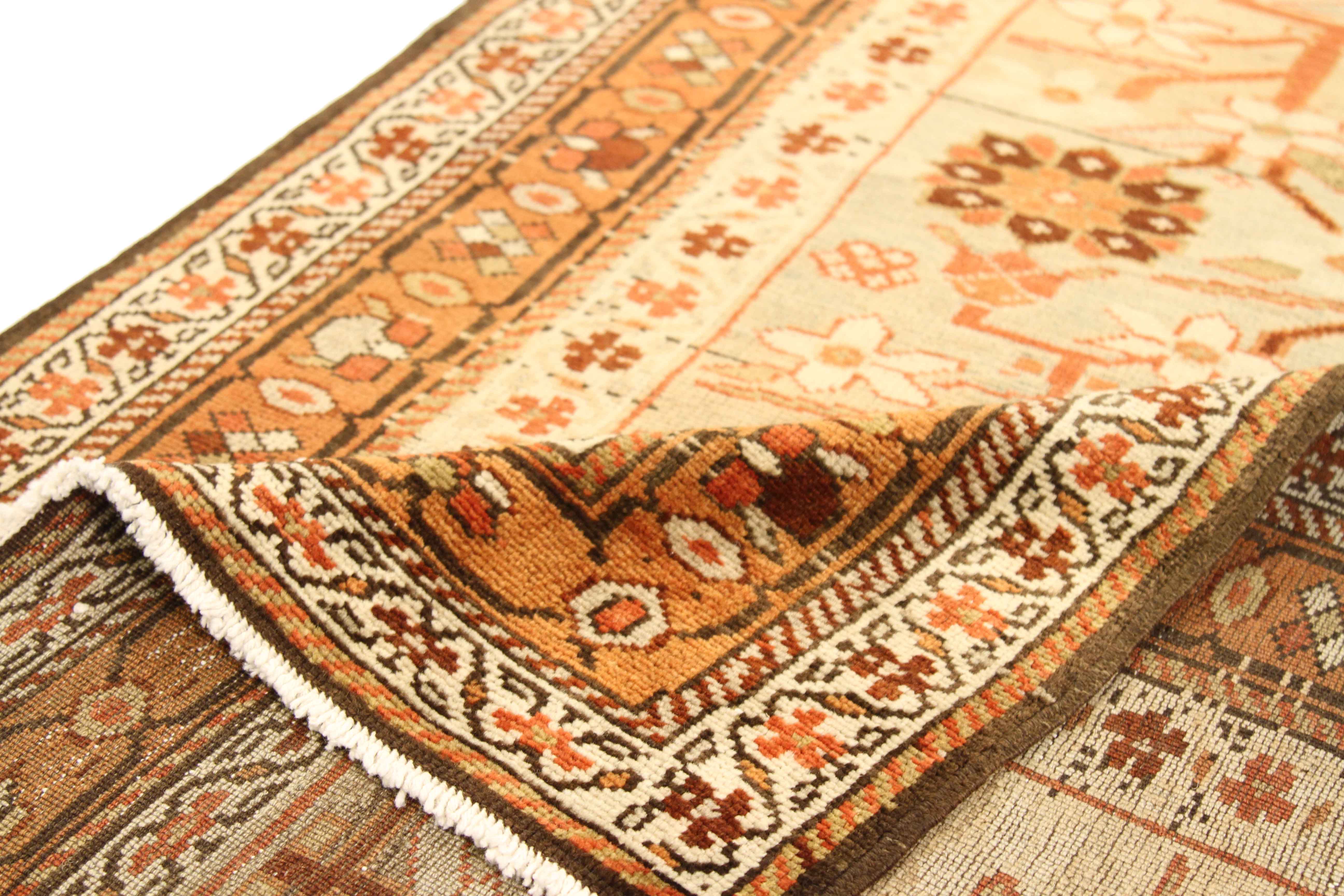 Thumbnail 2 for Antique Persian Varamin Transitional Rug 52147