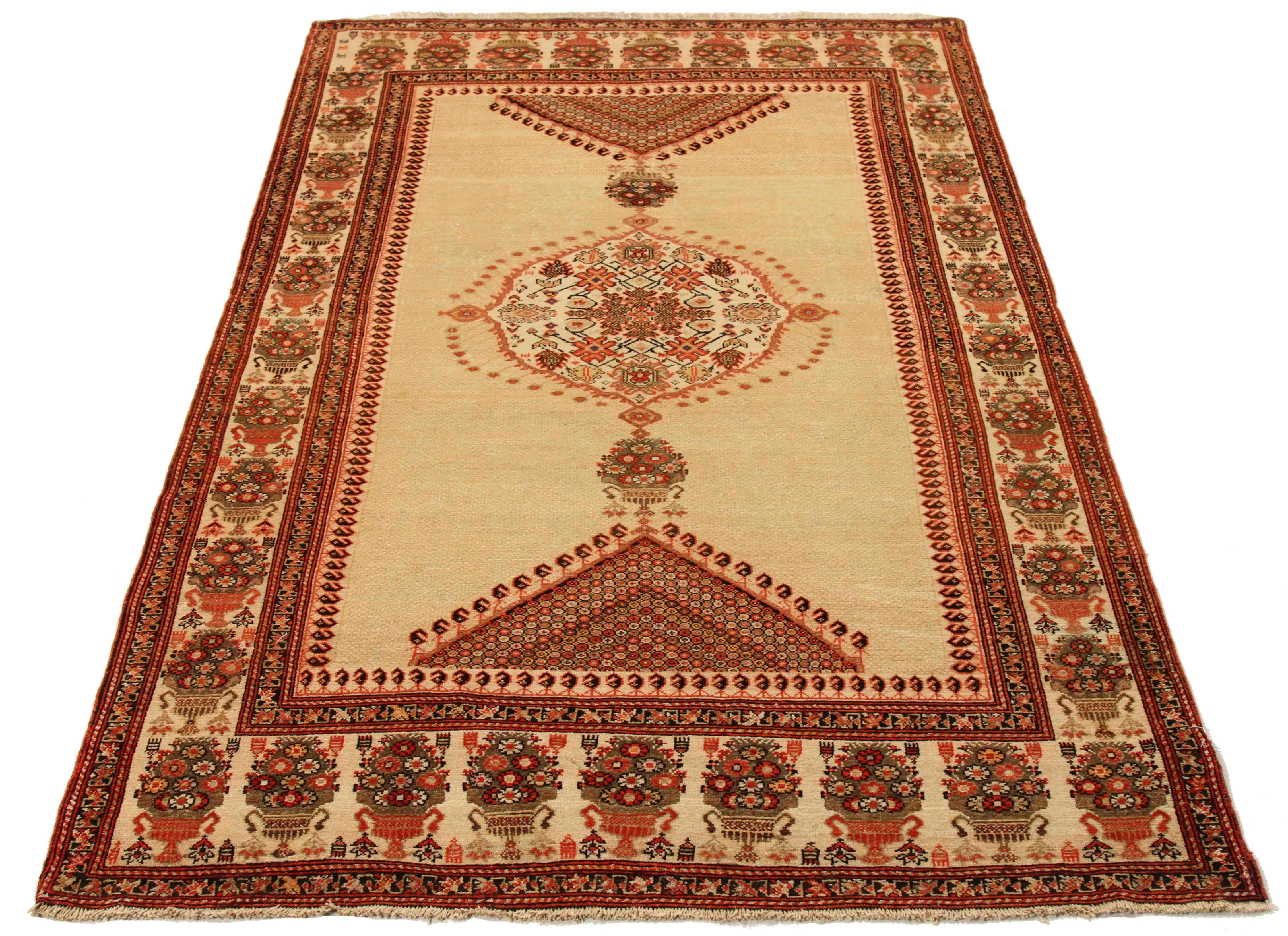 Thumbnail 2 for Antique Persian Malayer Traditional Rug 67870