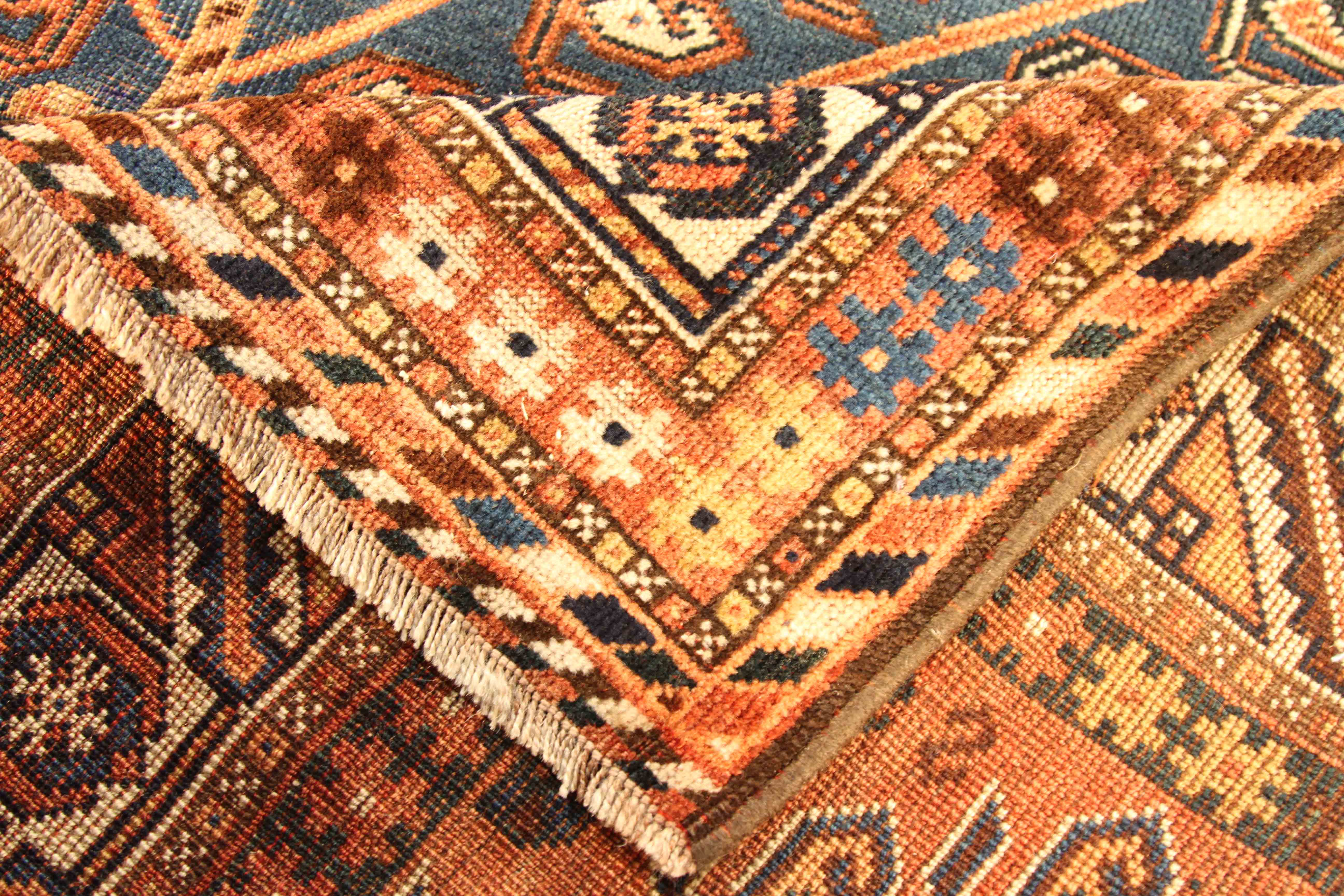 Thumbnail 3 for Antique Persian Shiraz Traditional Rug 70064