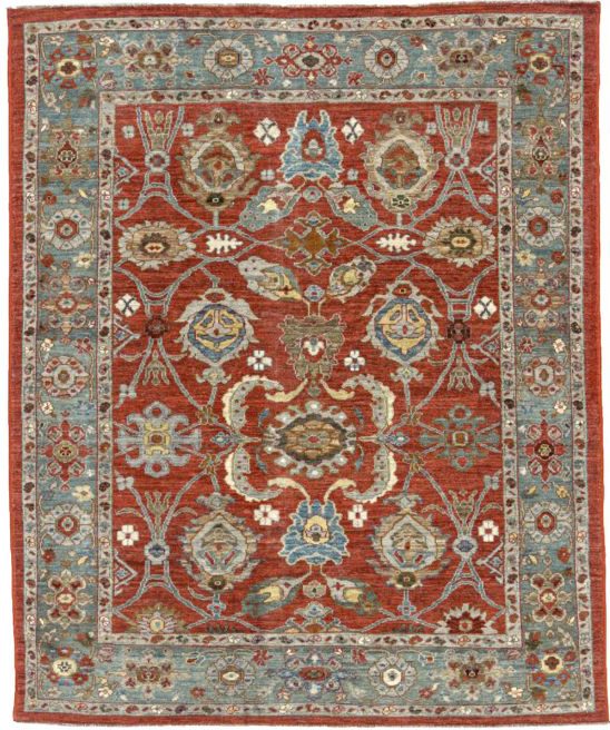 Thumbnail 6 for Turkey Sultanabad Tribal Rug 90825