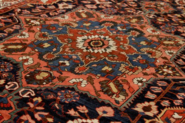 Thumbnail 6 for Antique Persian Bakhtiar Traditional Rug 72318