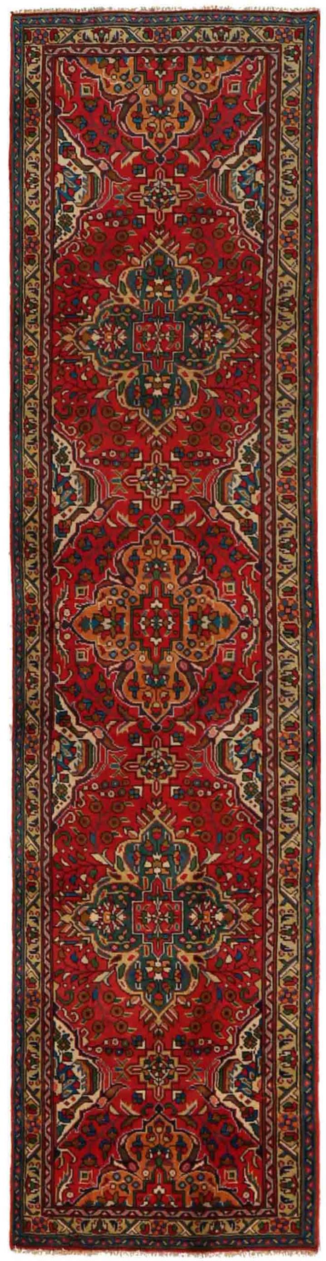 Thumbnail 9 for Antique Persian Tabriz Traditional Rug 70046