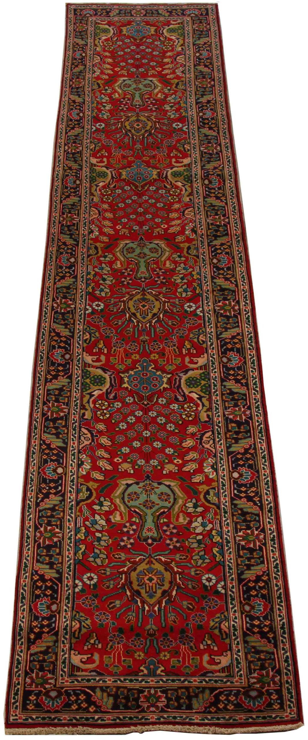 Thumbnail 7 for Antique Persian Tabriz Traditional Rug 70188