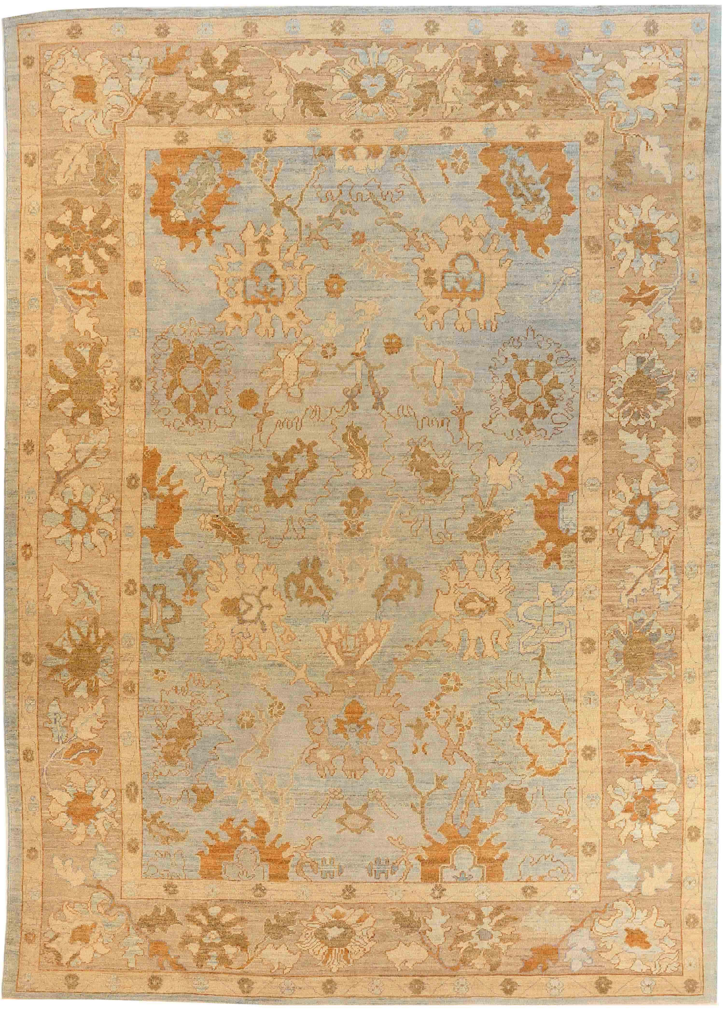 Thumbnail 7 for Persian Oushak Transitional Rug 70213
