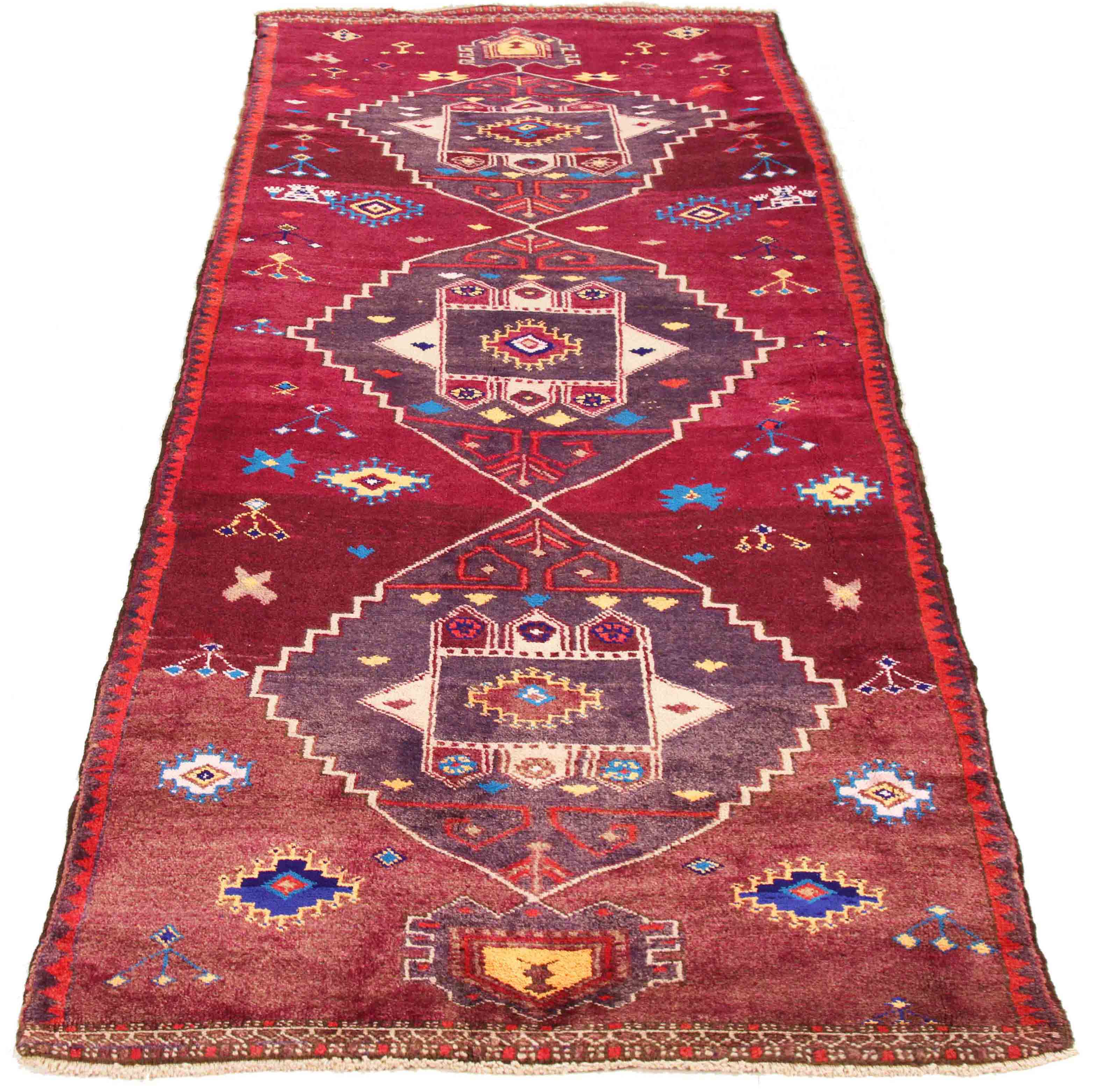 Thumbnail 9 for Antique Persian Shiraz Transitional Rug 70484