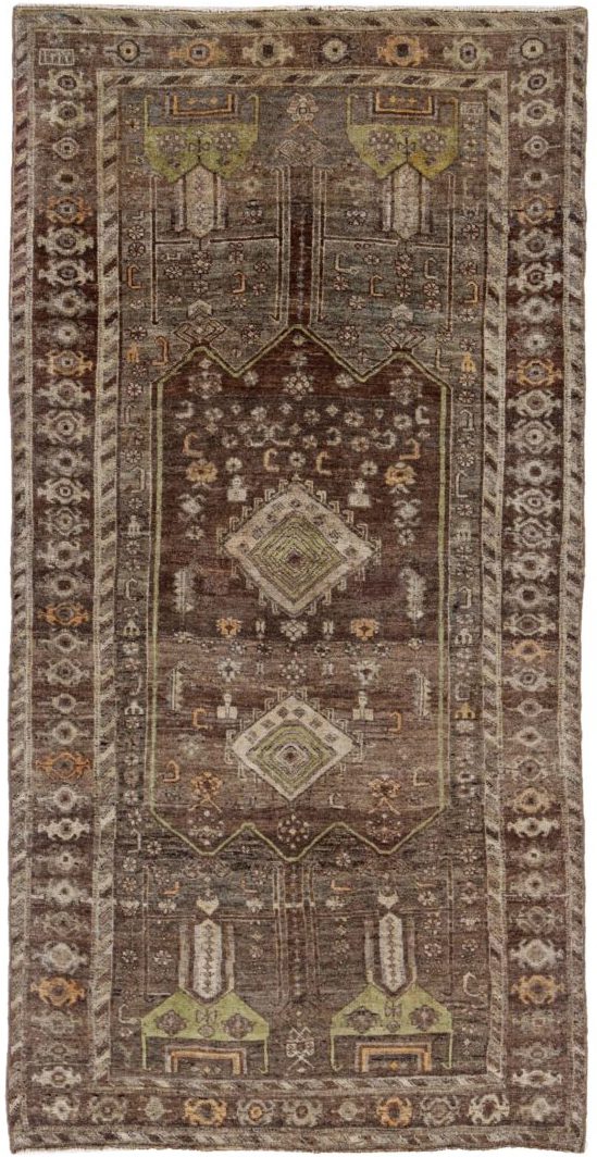 Thumbnail 5 for Antique Persian Bijar Transitional Rug 91392