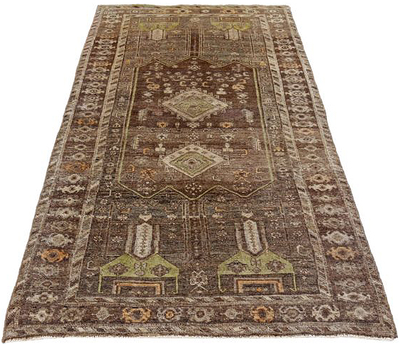 Thumbnail 2 for Antique Persian Bijar Transitional Rug 91392