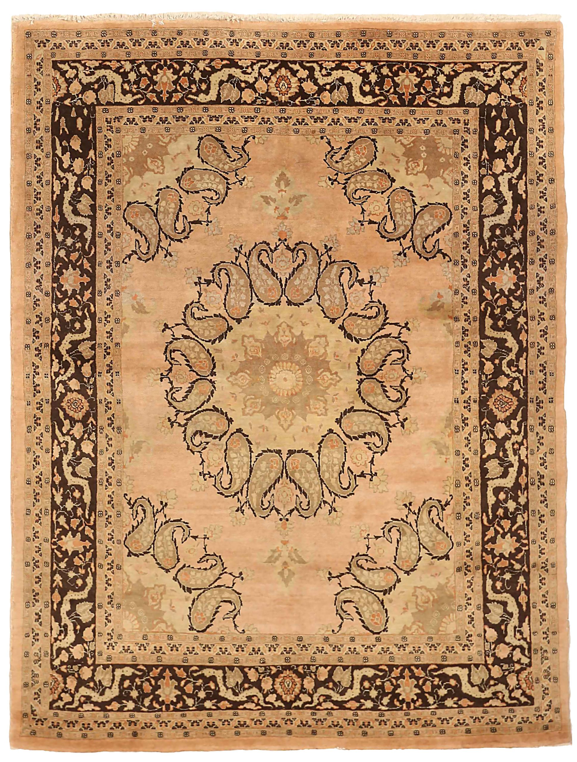 Thumbnail 8 for Antique Persian Tabriz Transitional Rug 71037
