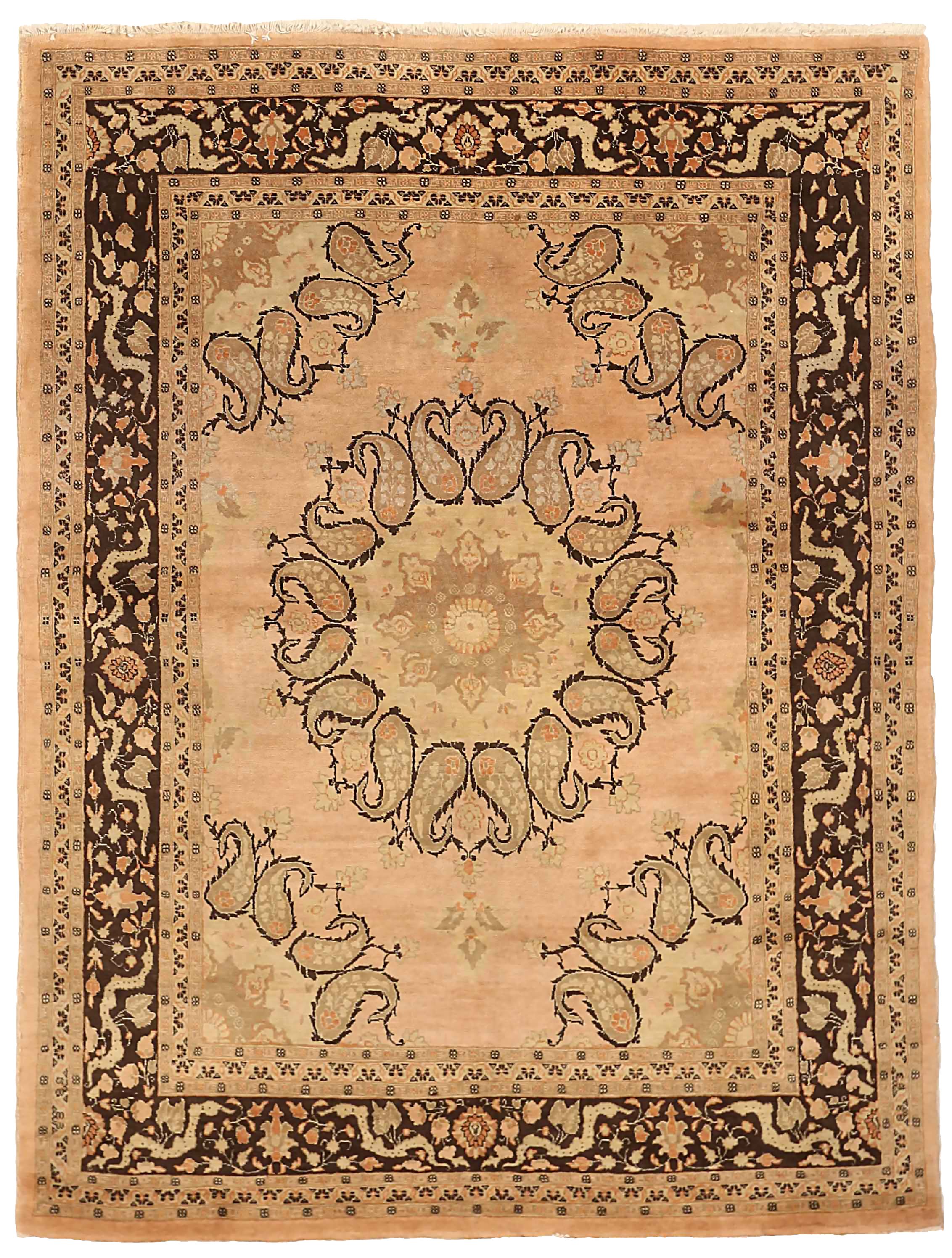 Thumbnail 9 for Antique Persian Tabriz Transitional Rug 71037