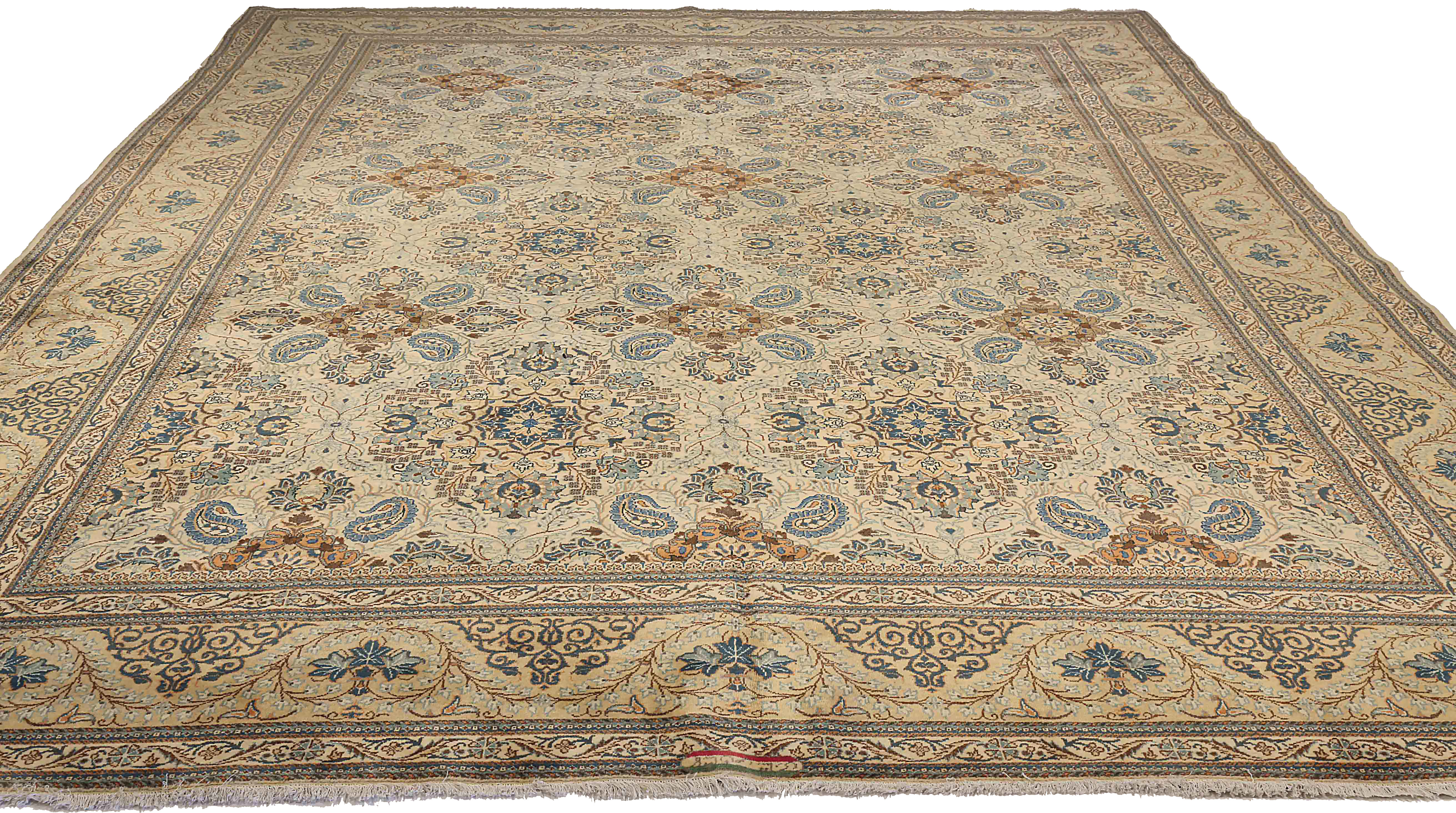 Thumbnail 2 for Antique Persian Kashan Traditional Rug 71357