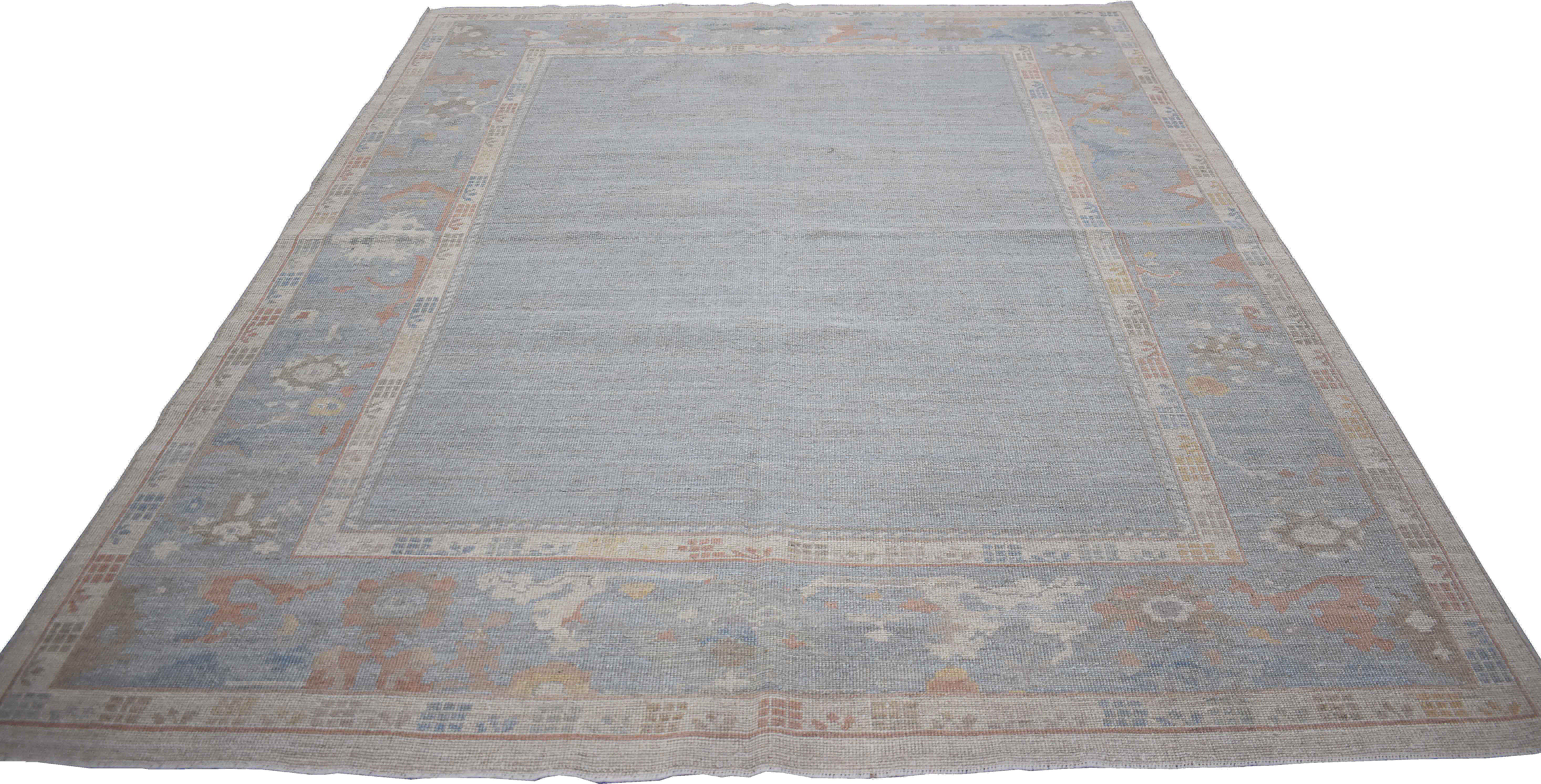 Thumbnail 4 for Turkey Oushak Tribal Rug 88250