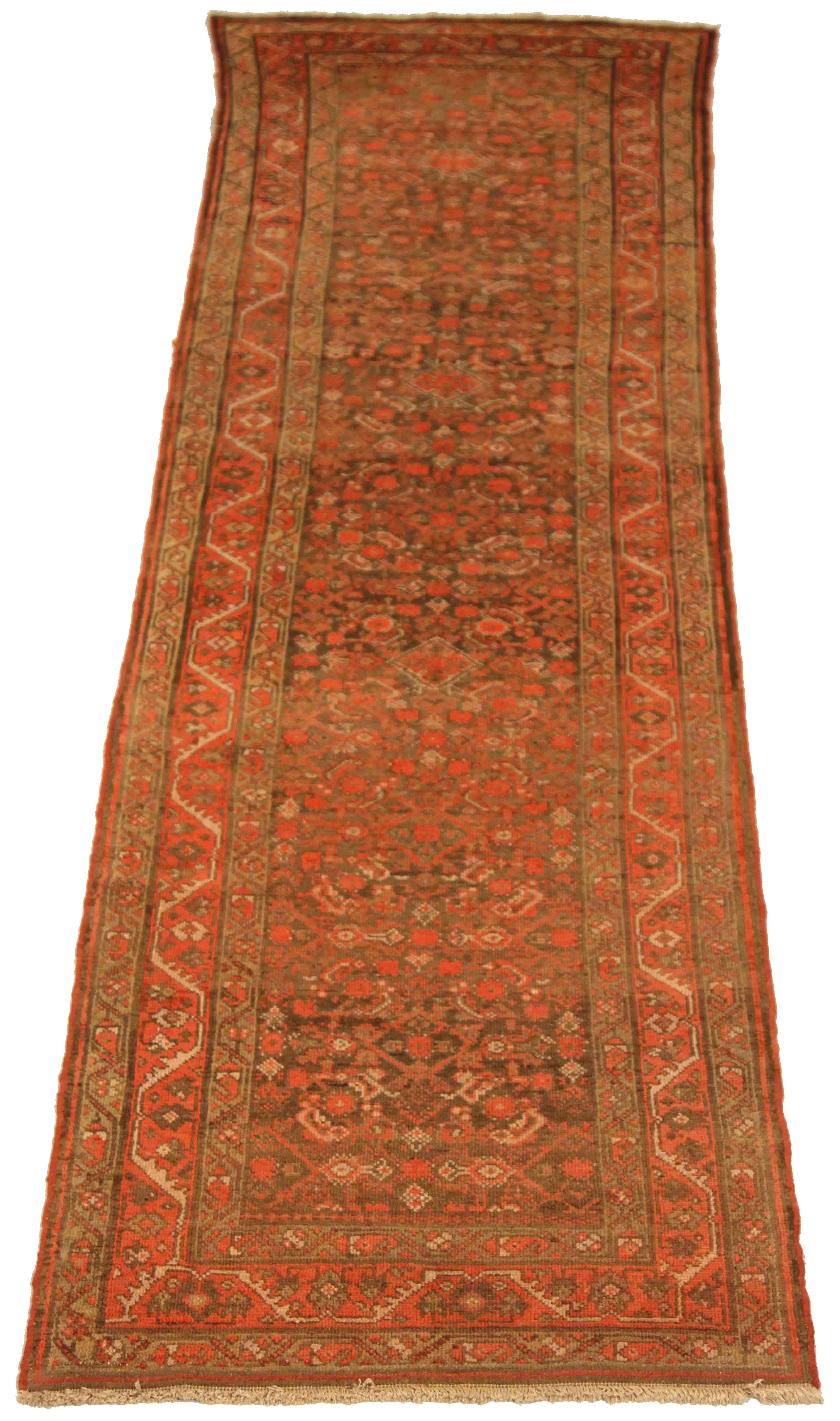 Thumbnail 3 for Antique Persian Malayer Traditional Rug 73566