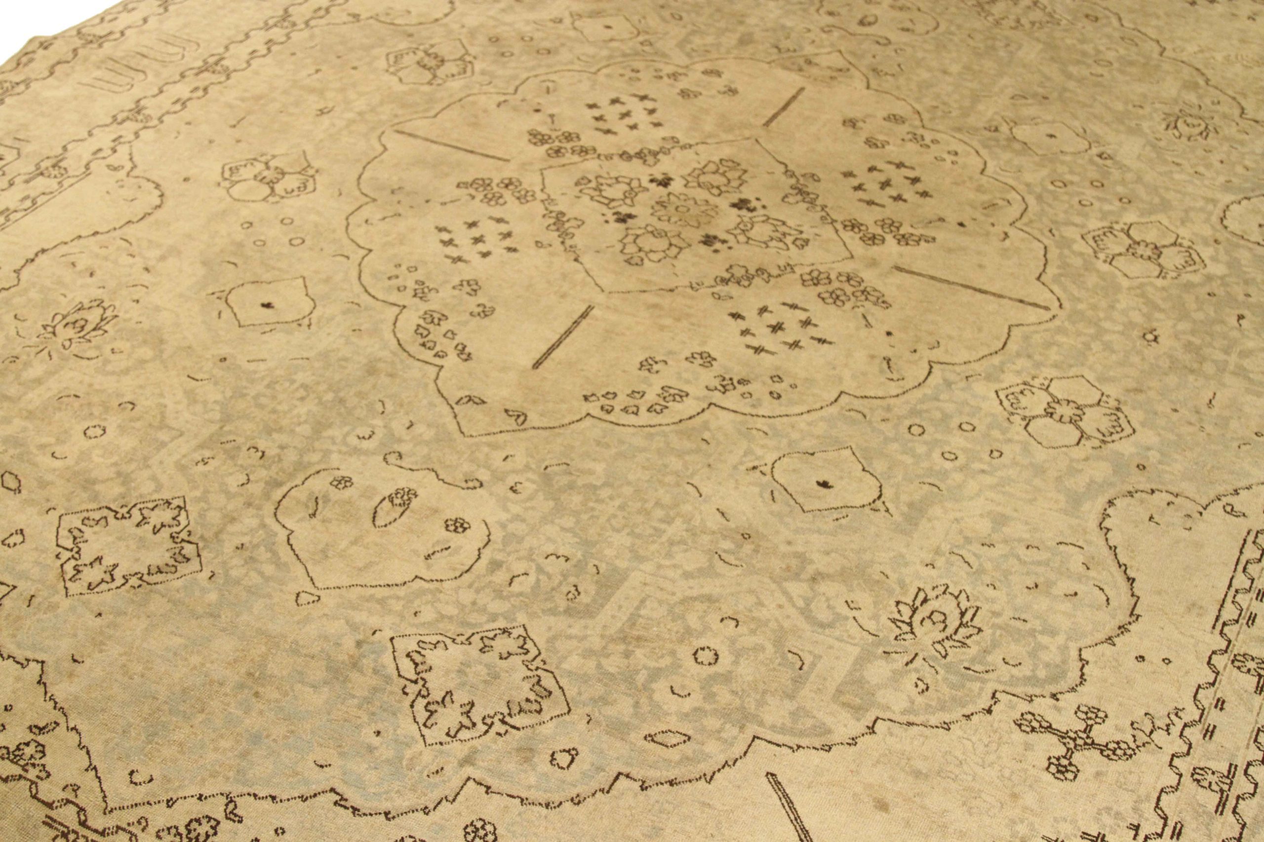 Thumbnail 9 for Antique Persian Tabriz Transitional Rug 75501