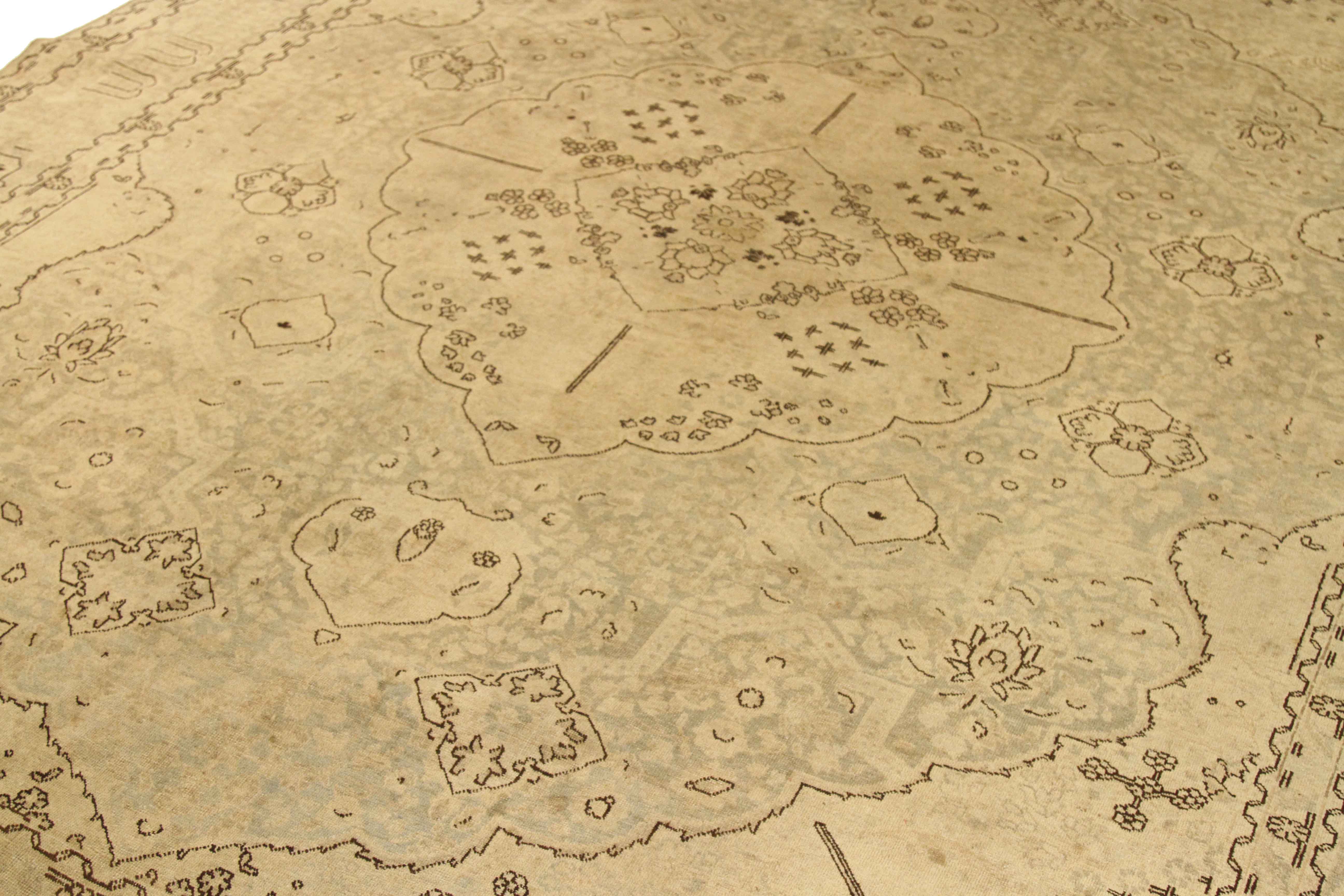 Thumbnail 8 for Antique Persian Tabriz Transitional Rug 75501