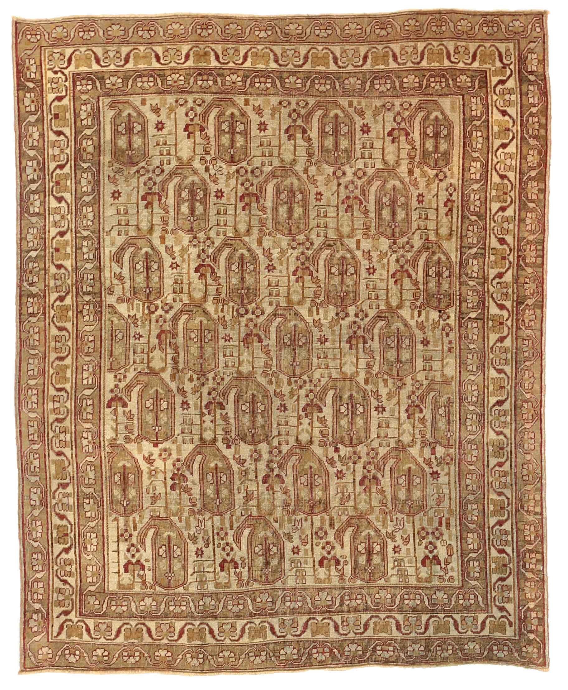 Thumbnail 8 for Antique Persian Sirjan Traditional Rug 75665